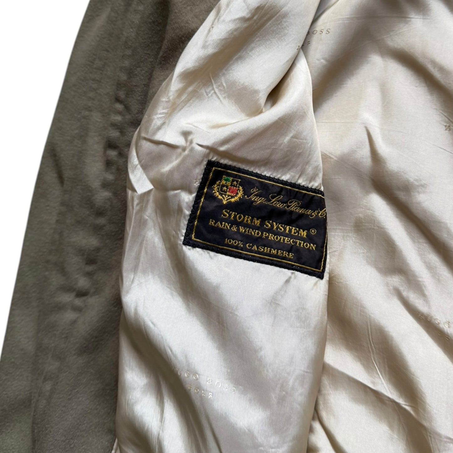 1990's Hugo Boss Loro Piana Cashmere Bomber (L)