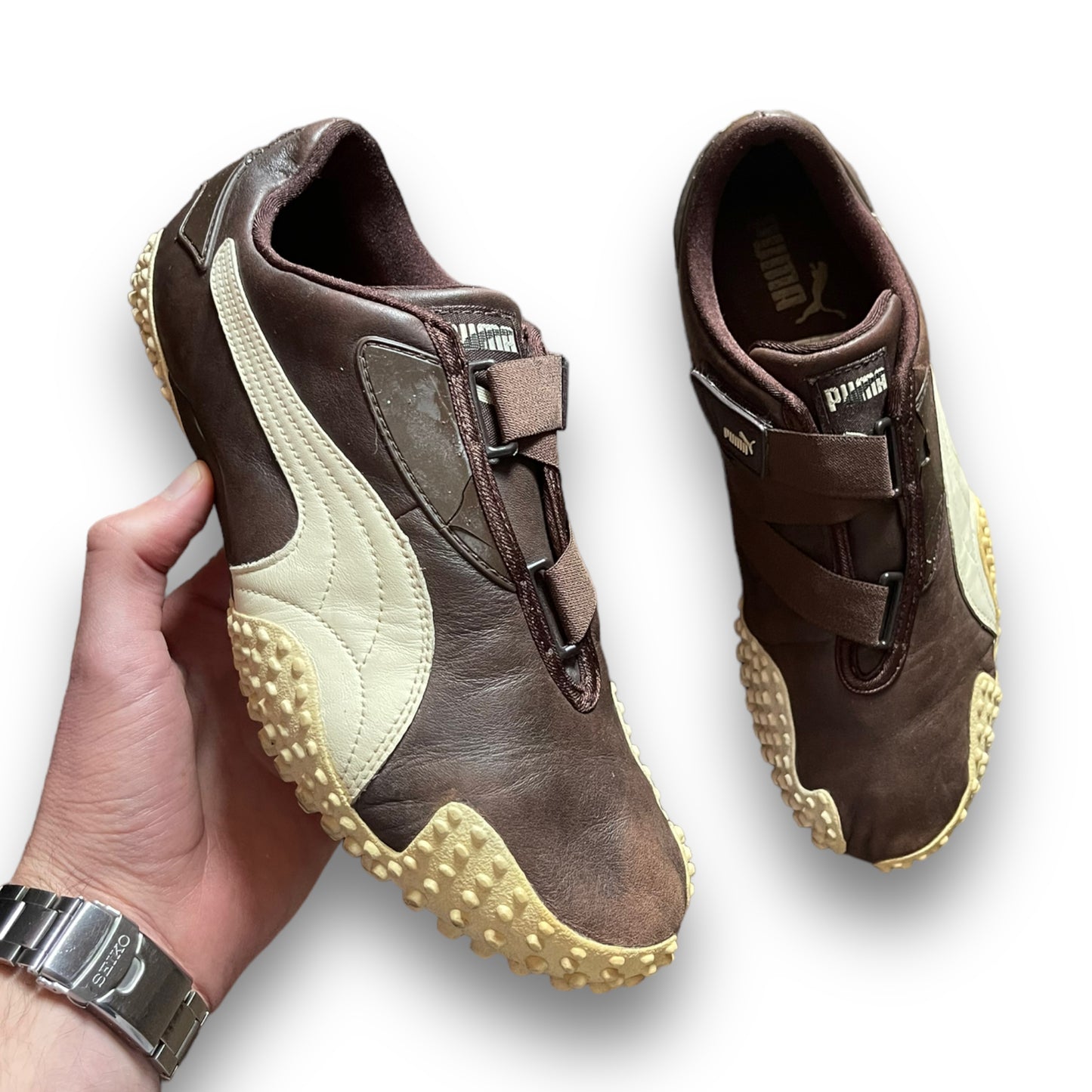 2003 Puma Mostro Leather Brown/Cream (UK8)