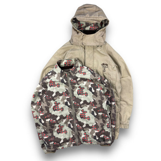 Stussy 2in1 Canvas/Camo Jacket (M)