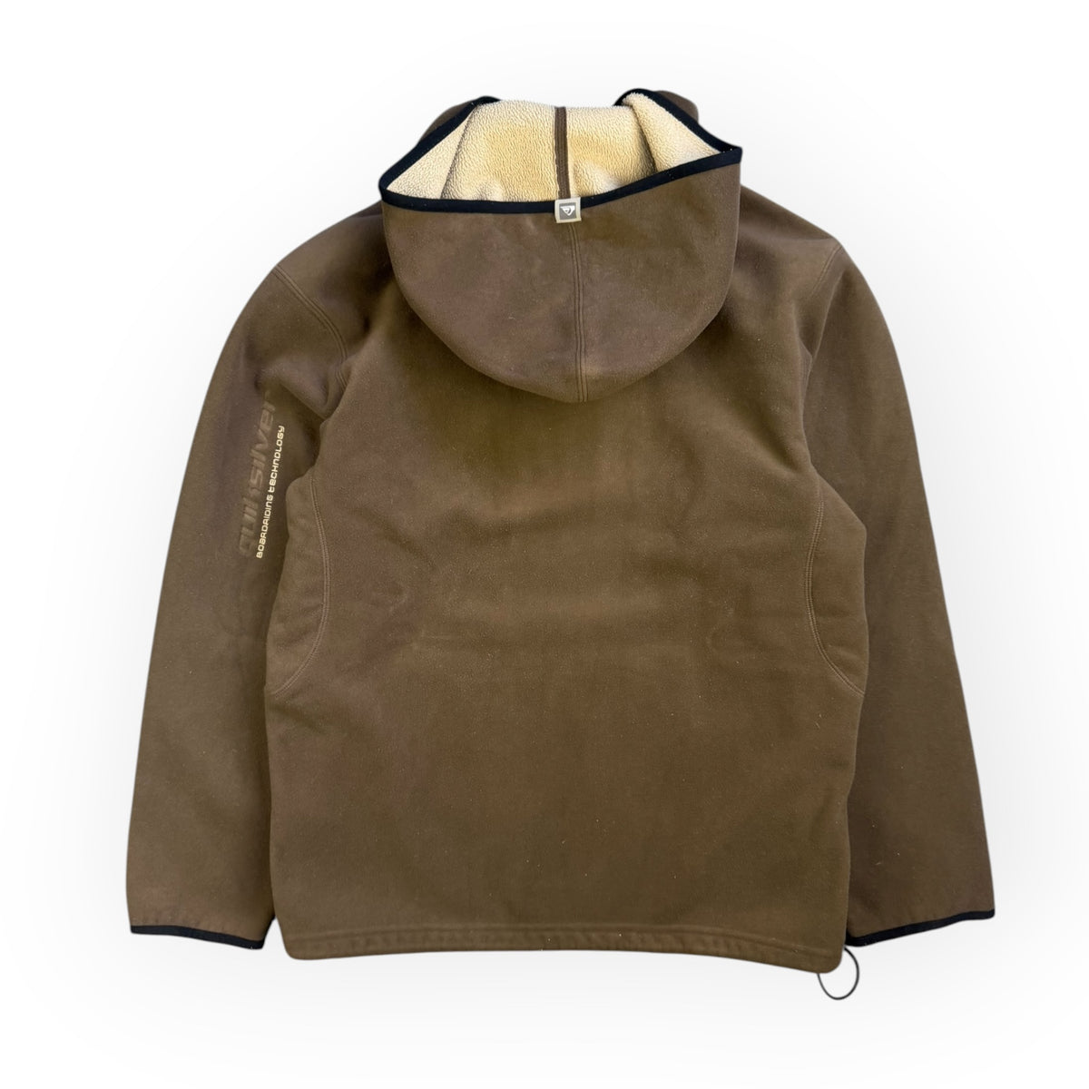Quiksilver Shoulder Zip Fleece Hoodie Brown (XL)