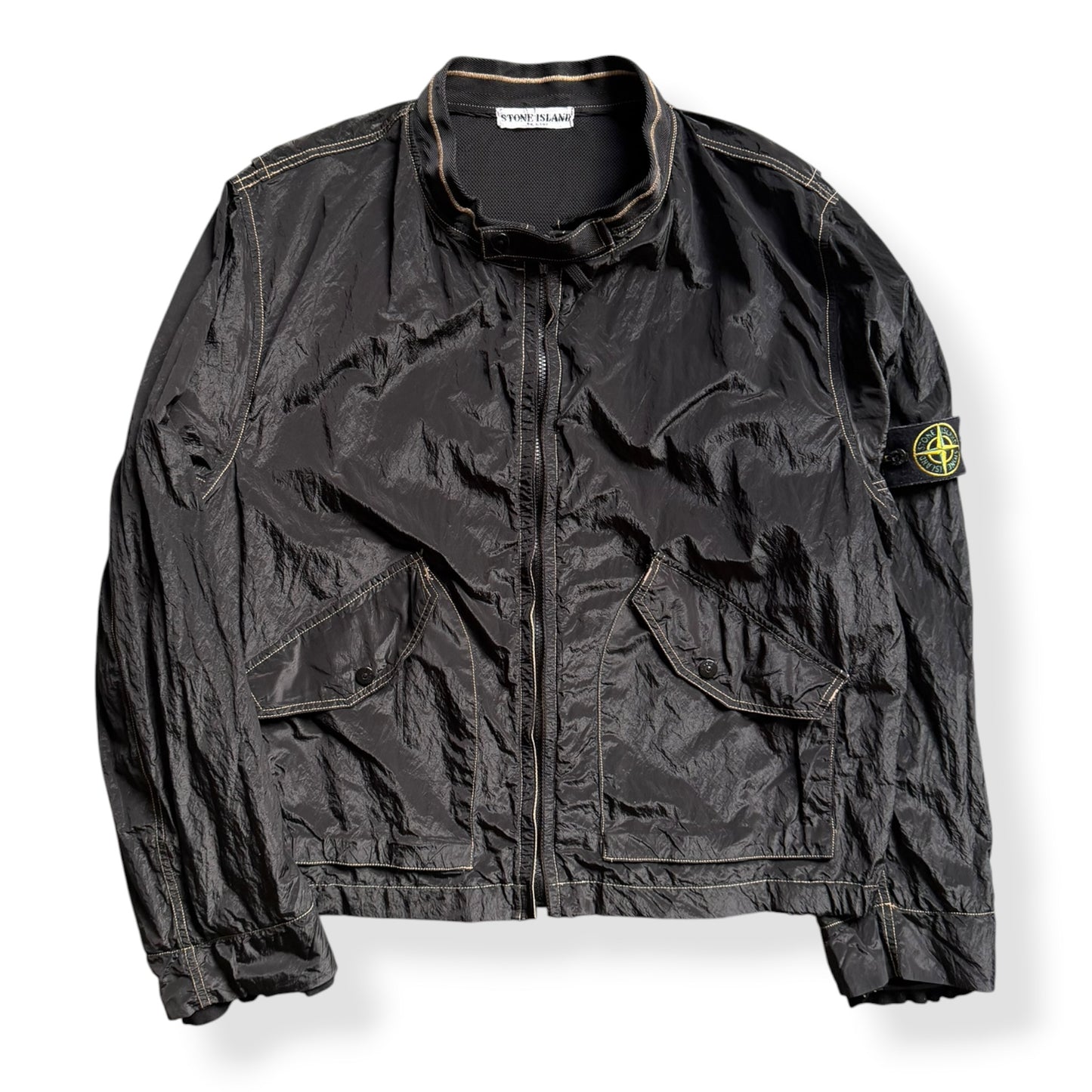 SS2005 Stone Island Nylon Metal Shimmer Jacket (XXL)