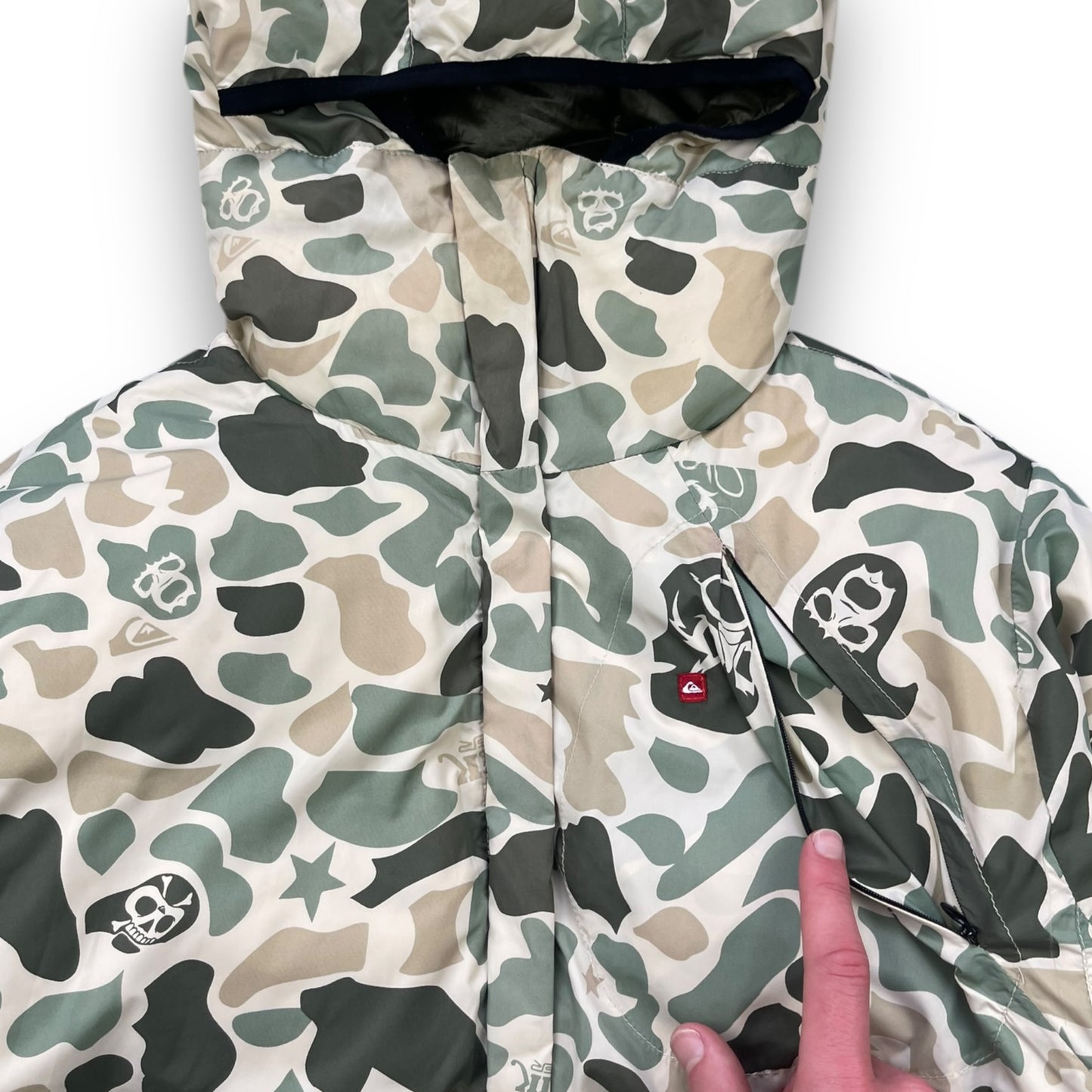 2000's Quiksilver Reversible Puffer Jacket (M)