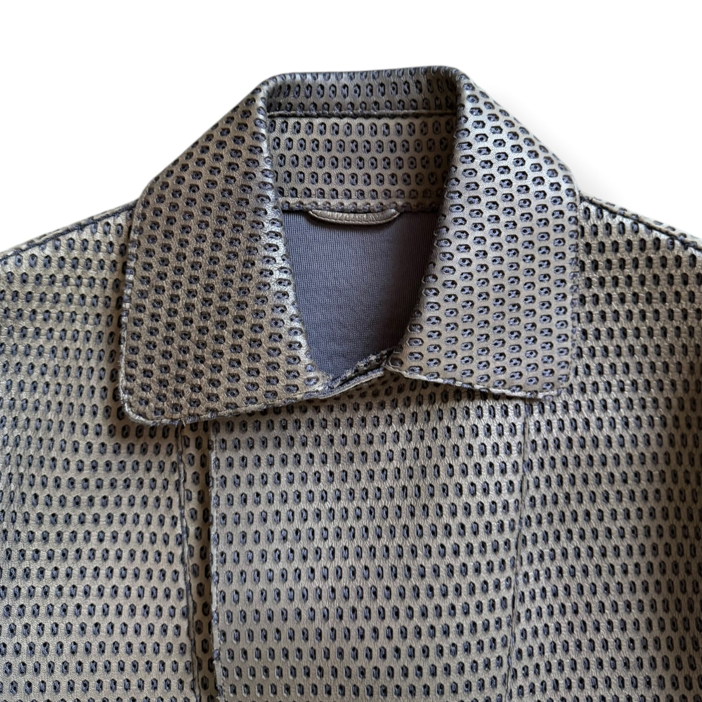 FW2013 Emporio Armani Perforated Leather Jacket (M)