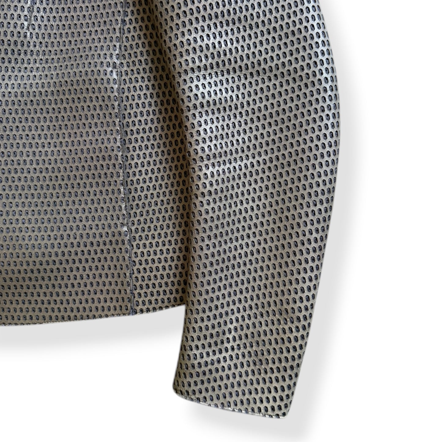 FW2013 Emporio Armani Perforated Leather Jacket (M)