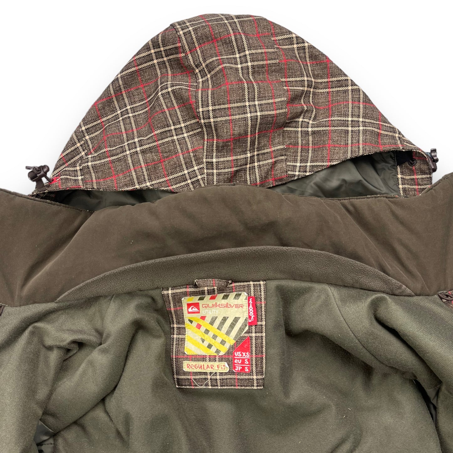 Quiksilver Utility 'Manille' Plaid Jacket (L)