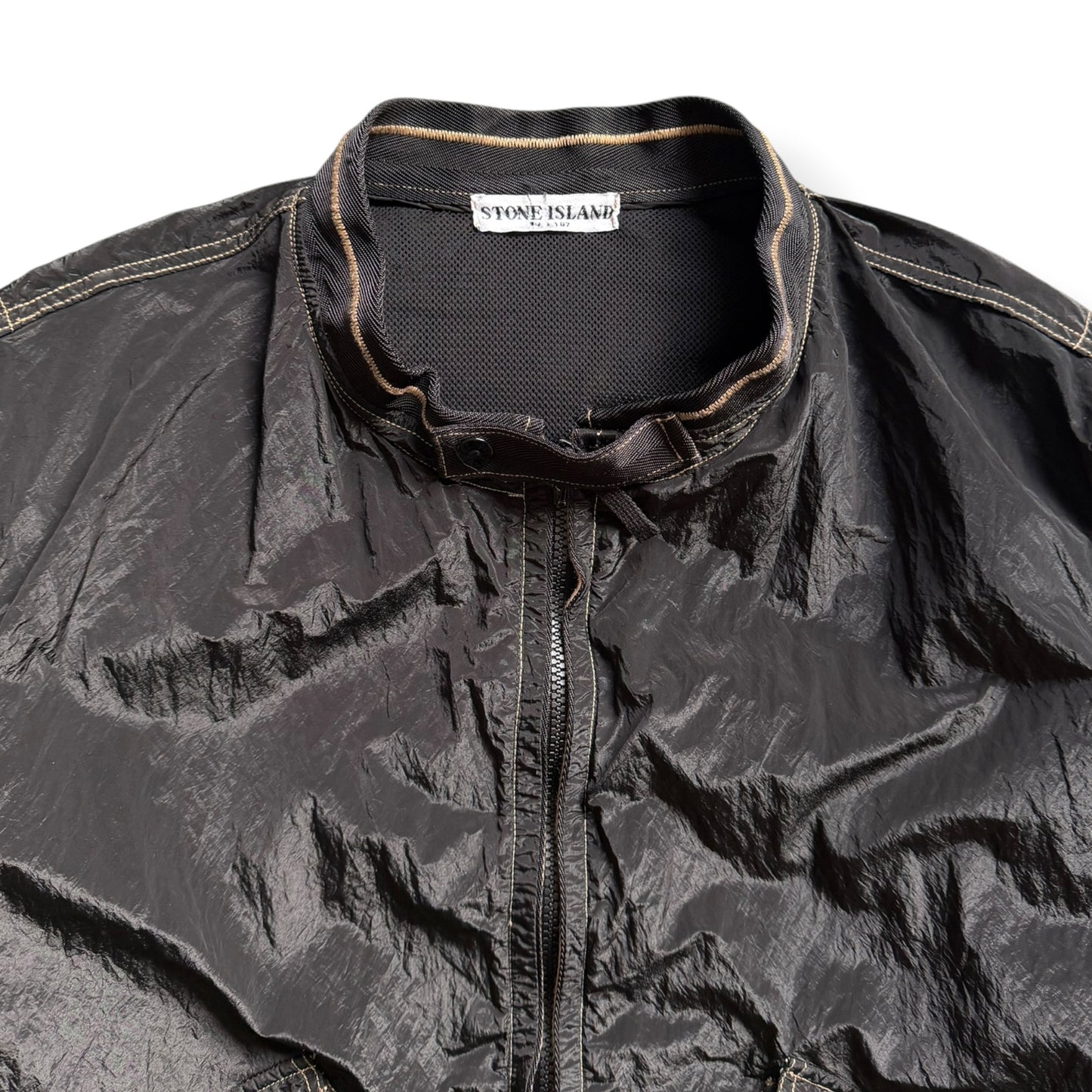 SS2005 Stone Island Nylon Metal Shimmer Jacket (XXL)