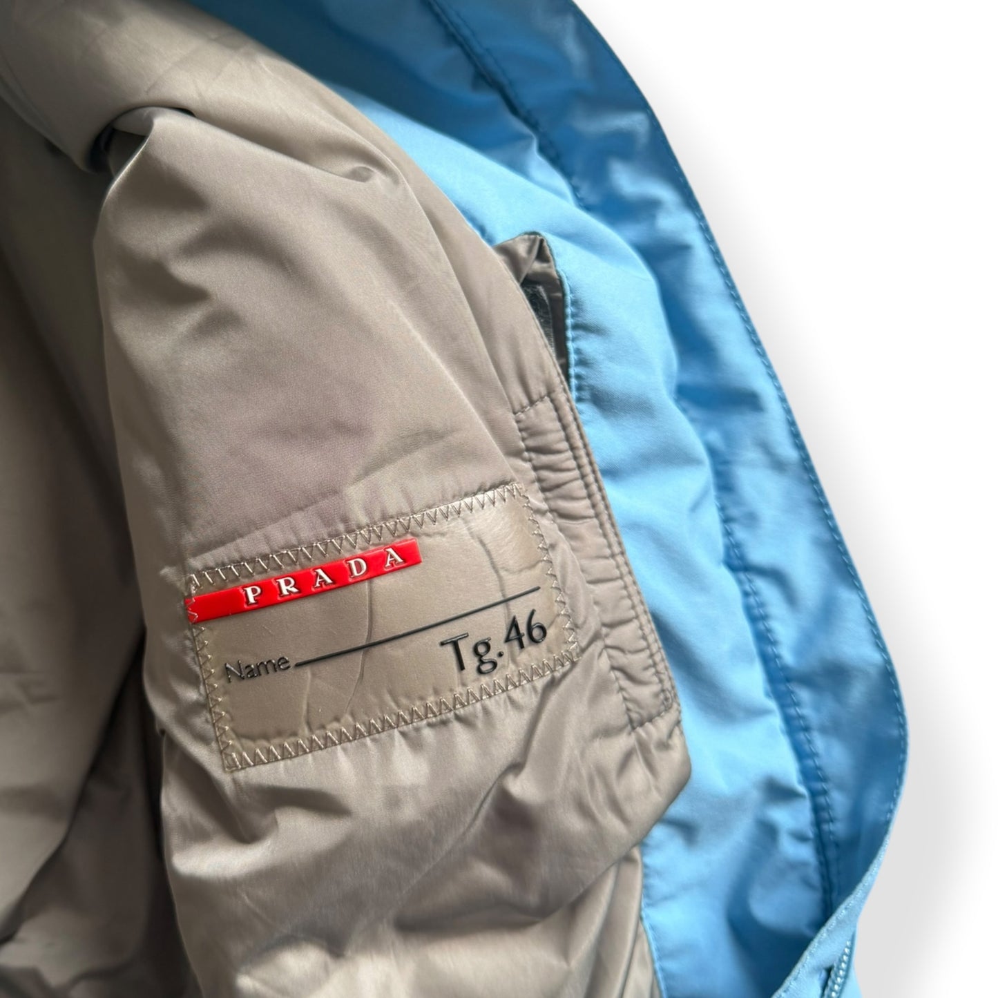 2000's Prada Sport Baby Blue GoreTex Jacket (S)