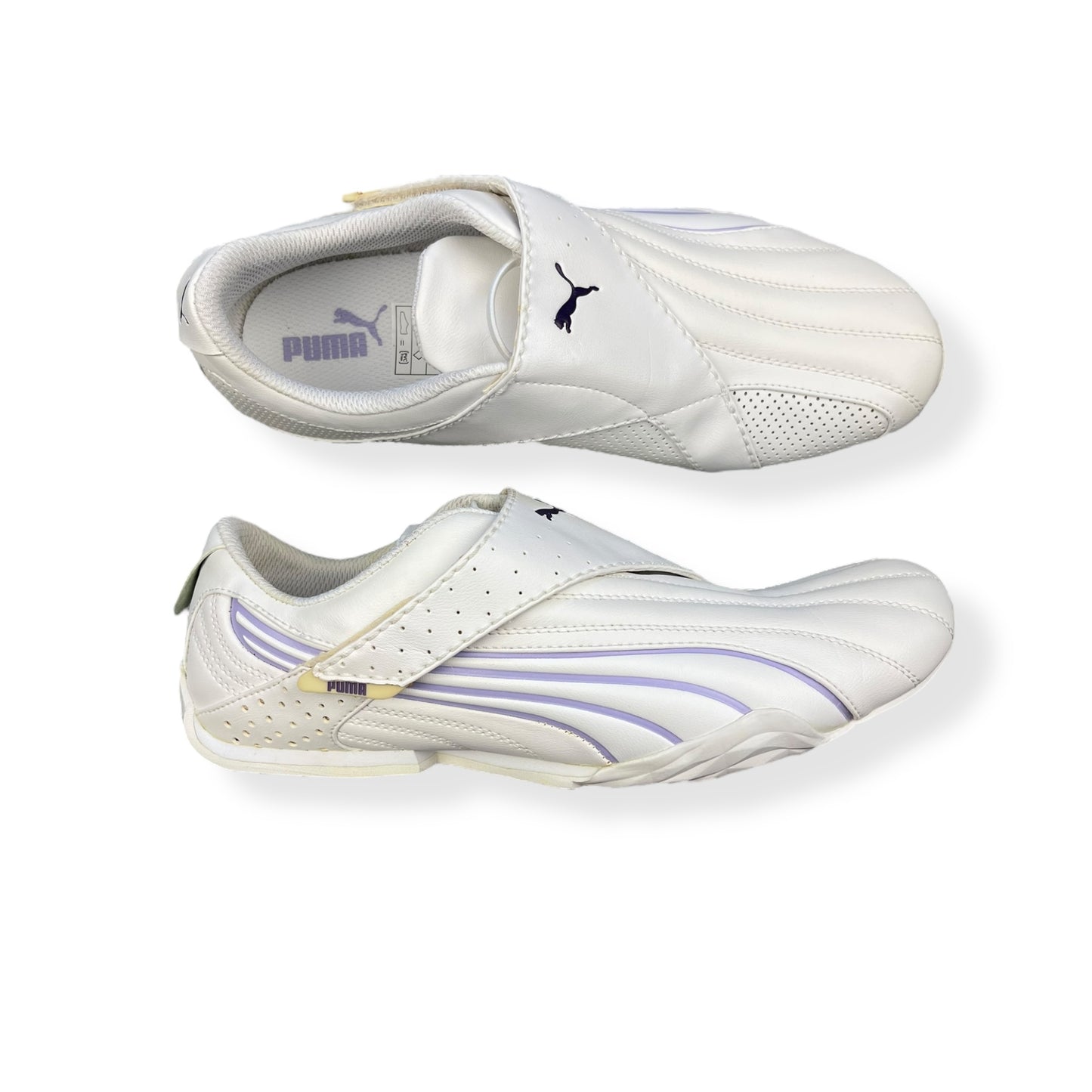 2000's Puma Jiyu V Leather White/Purple (UK7)