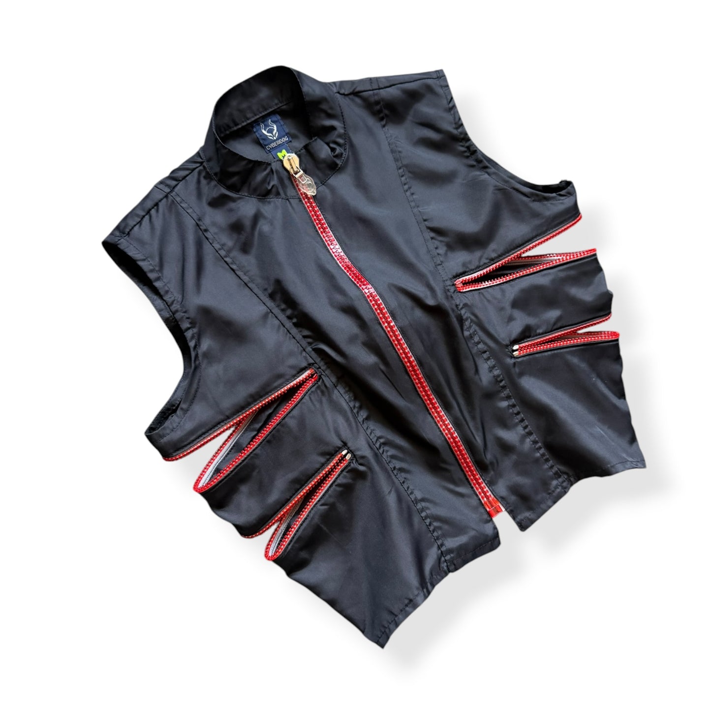 1990's Cyberdog Multizip Utility Vest (M)