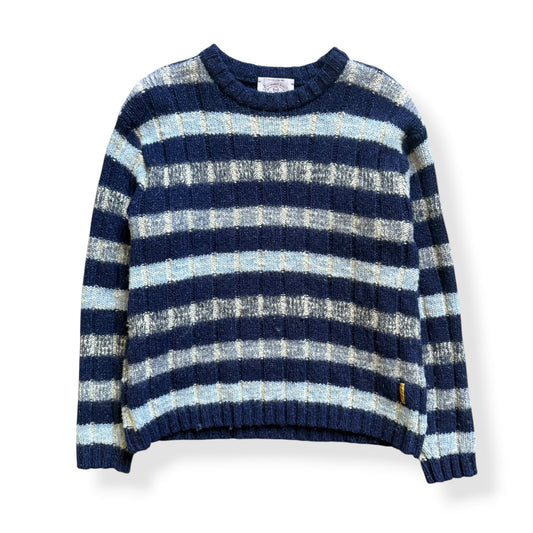 1990's Armani Jeans Striped Knitted Jumper (M)