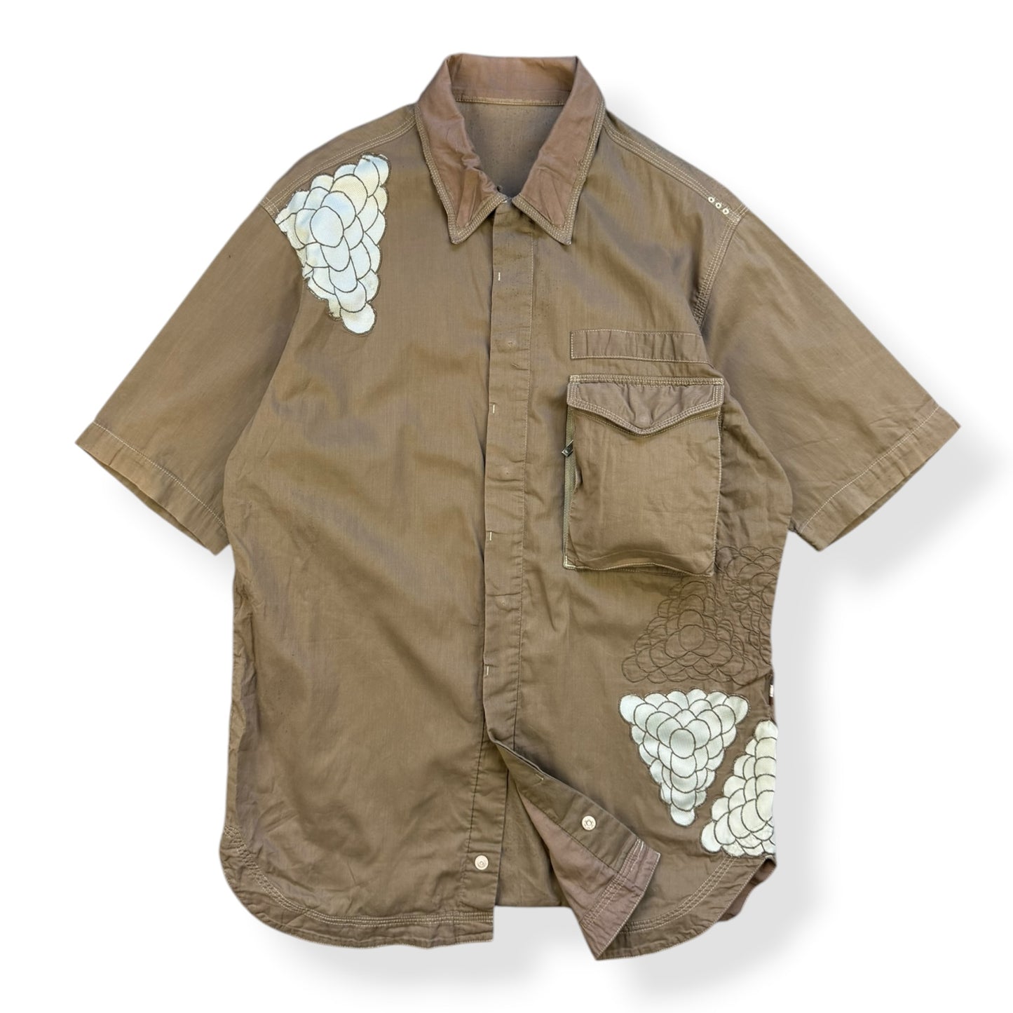 2000's Maharishi Geometric Pattern Shirt (S)