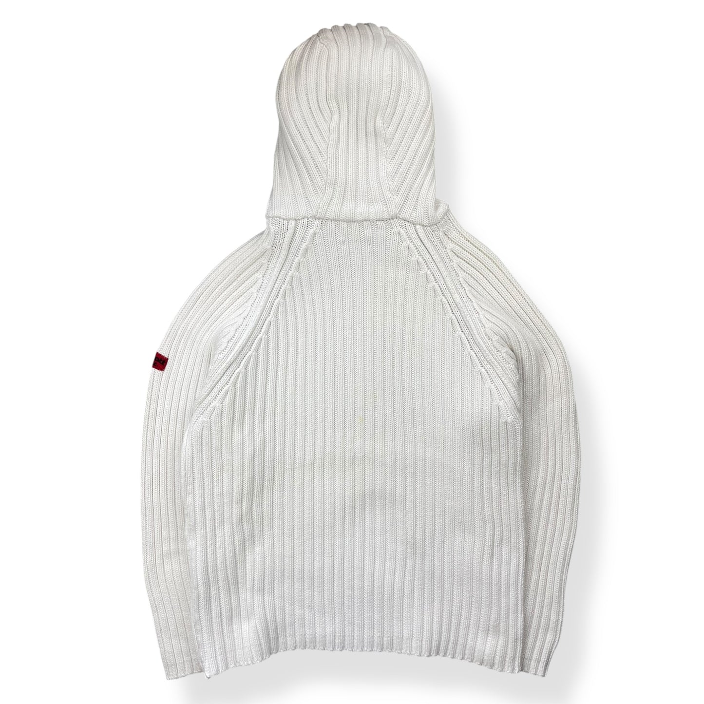2000's Schott NYC Dual Zip Knitted Balaclava Hoodie (L)