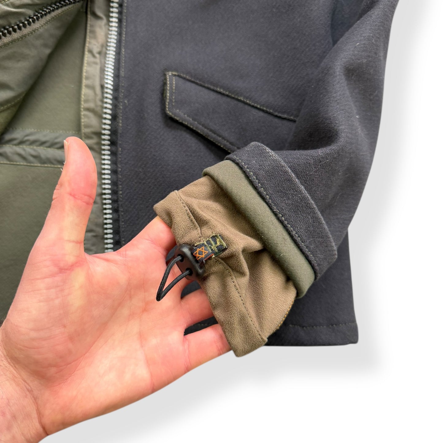 AW99/00 Maharishi Shower Repellent Asymmetric Jacket (S)