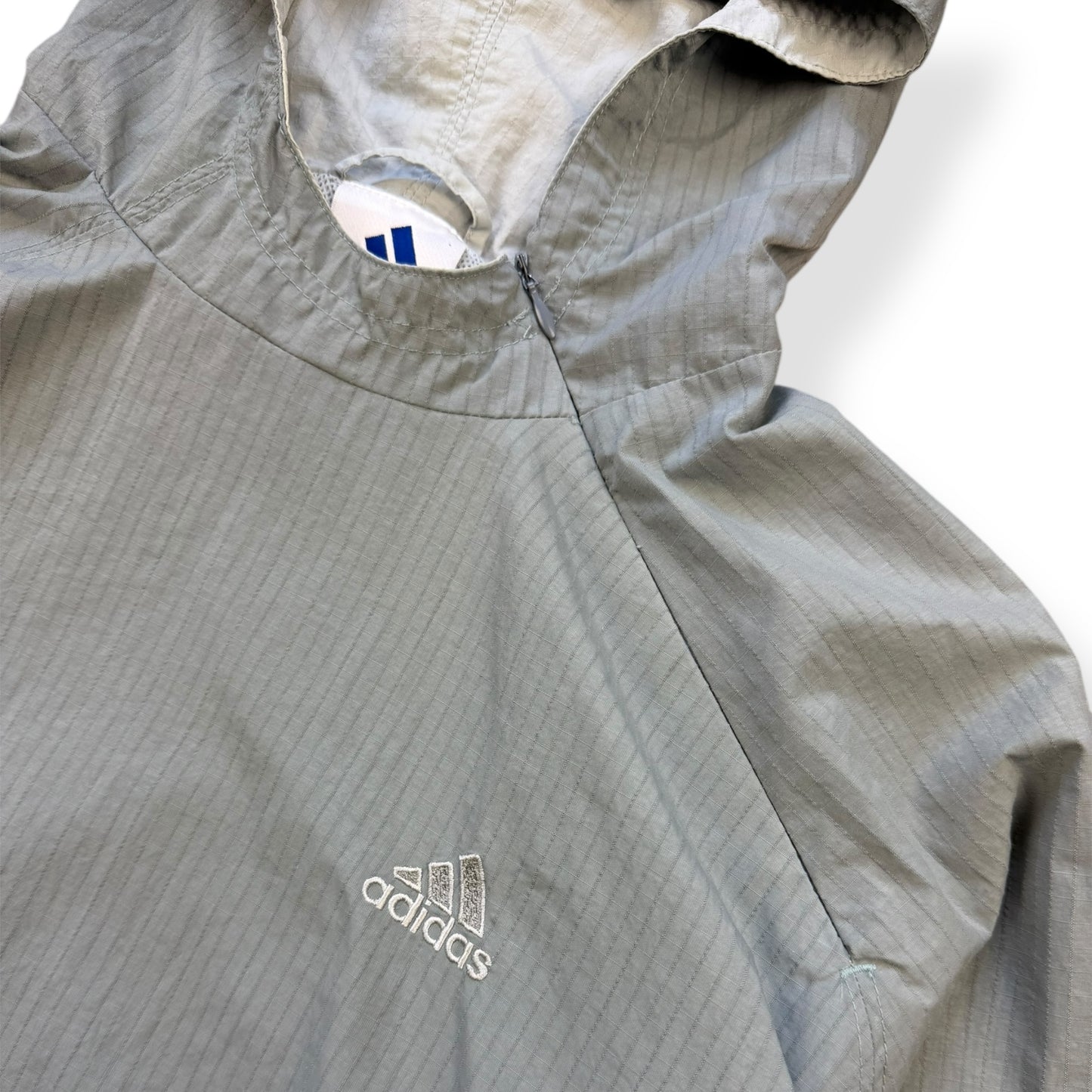 2001 Adidas Asymmetric Microgrid Shoulder Zip Jacket (L)