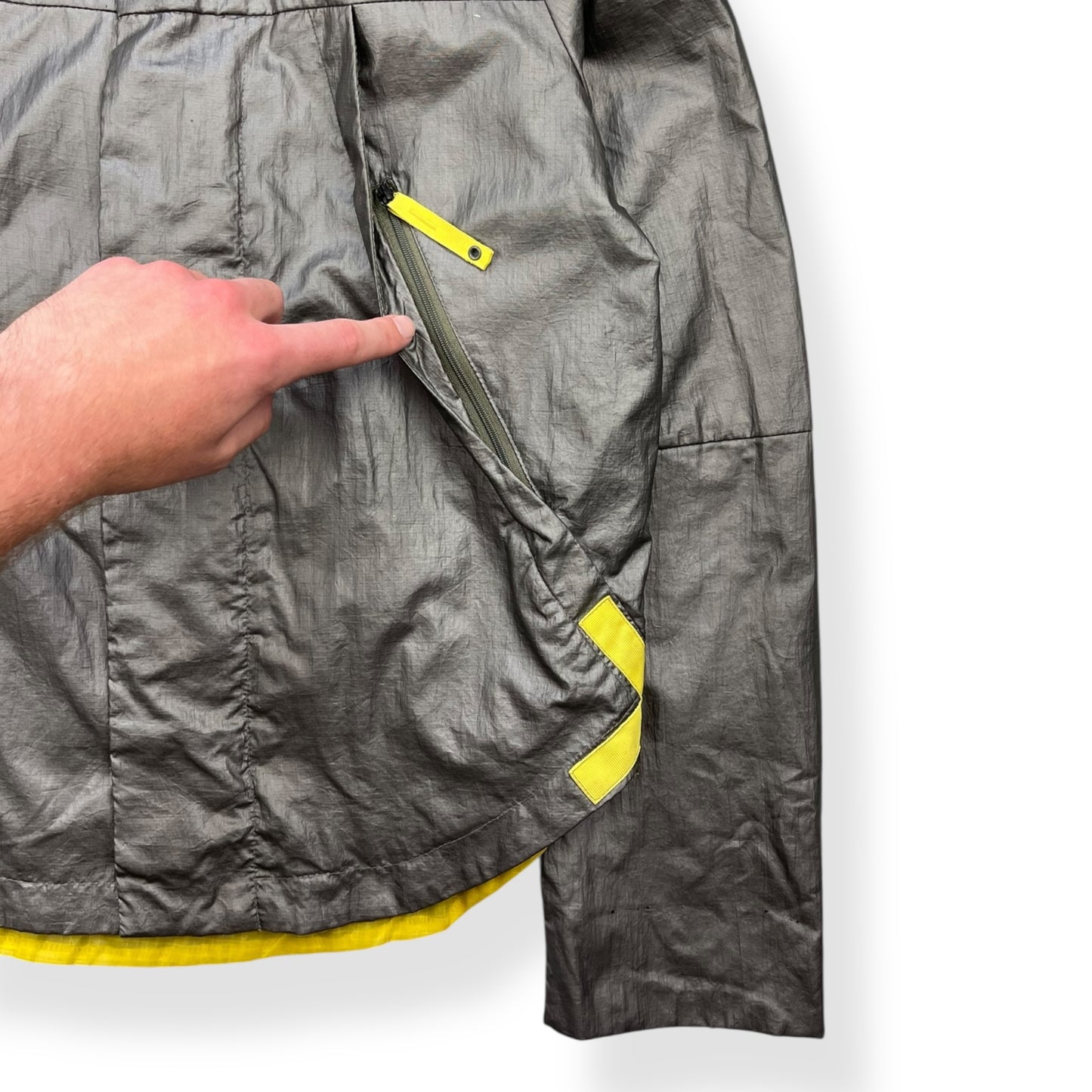 2000's Diesel Parachutech Metallic Nylon Jacket (S)