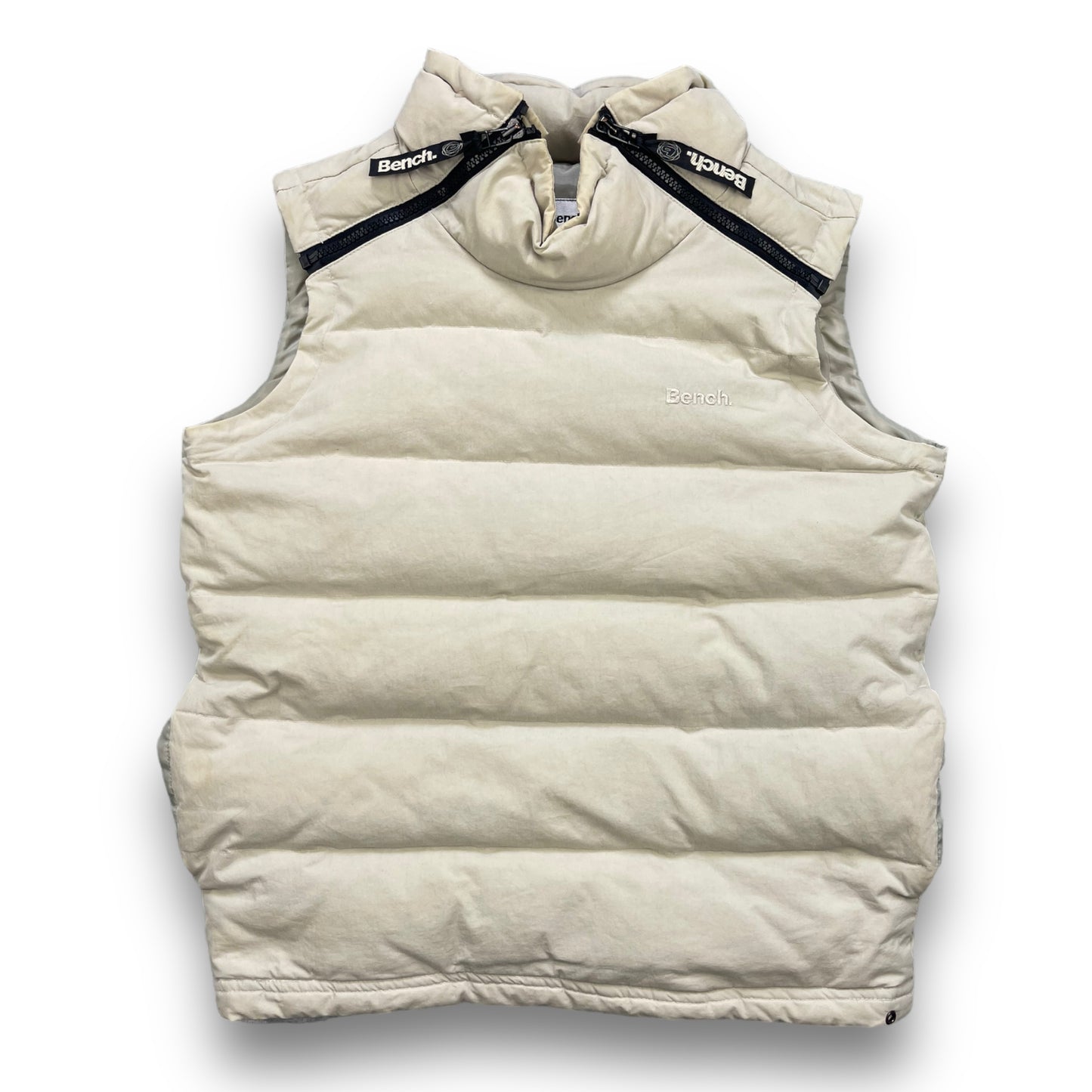 2000's Bench Dual Zip Puffer Gilet (S)