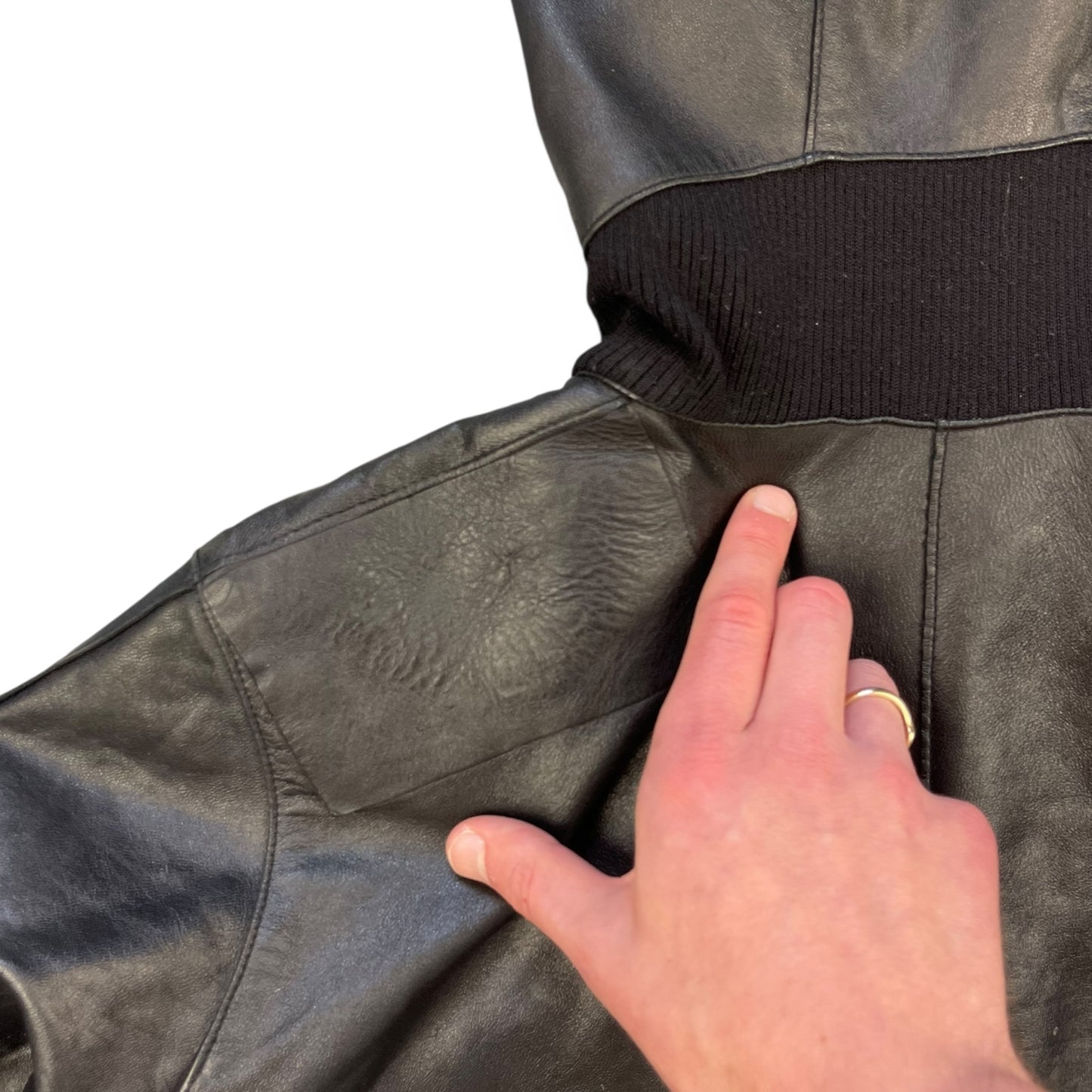 2000's Puma Limited Edition Hooded Lambskin Jacket (L)