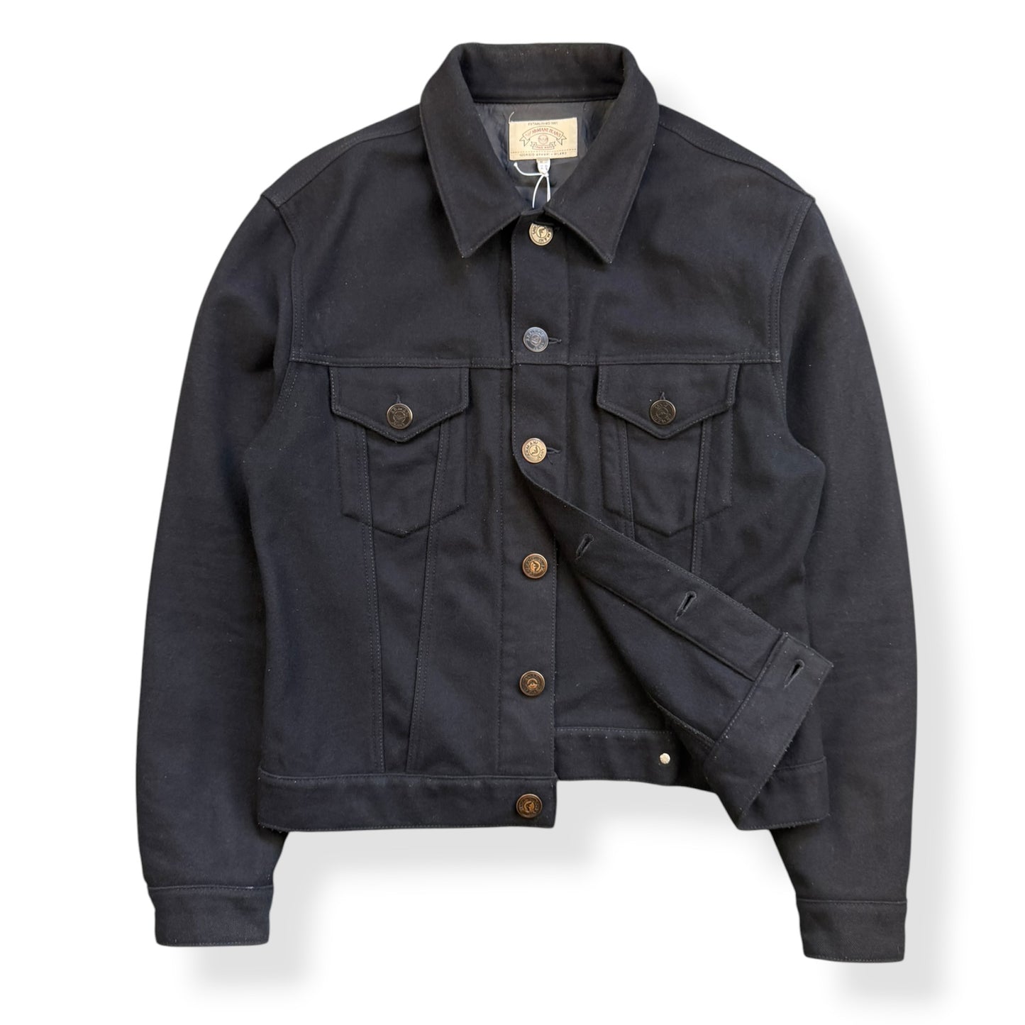 1990's Armani Jeans Trucker Jacket (M)