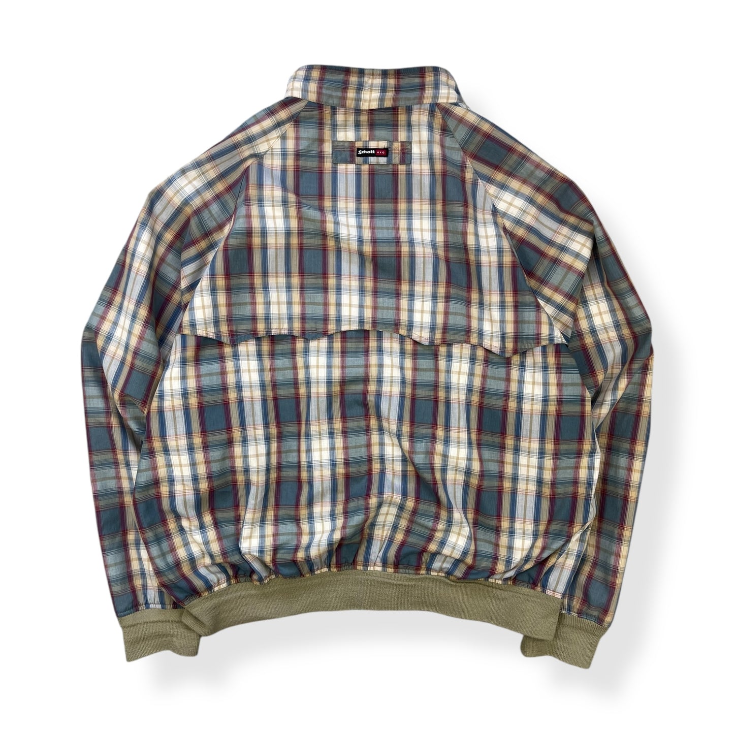 2000's Schott NYC Plaid Jacket (XL)