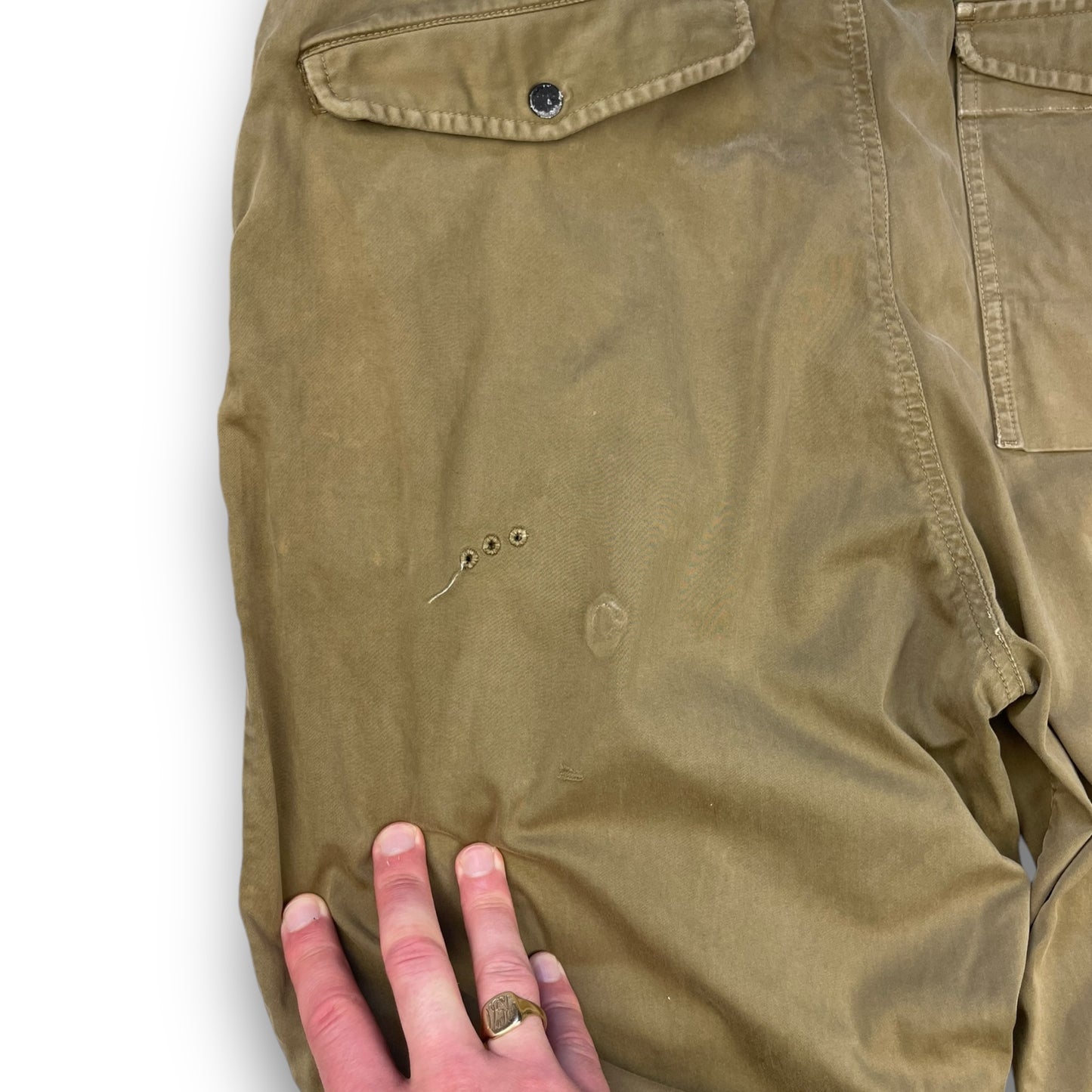 Maharishi Embroidered Khaki Snopants (L)