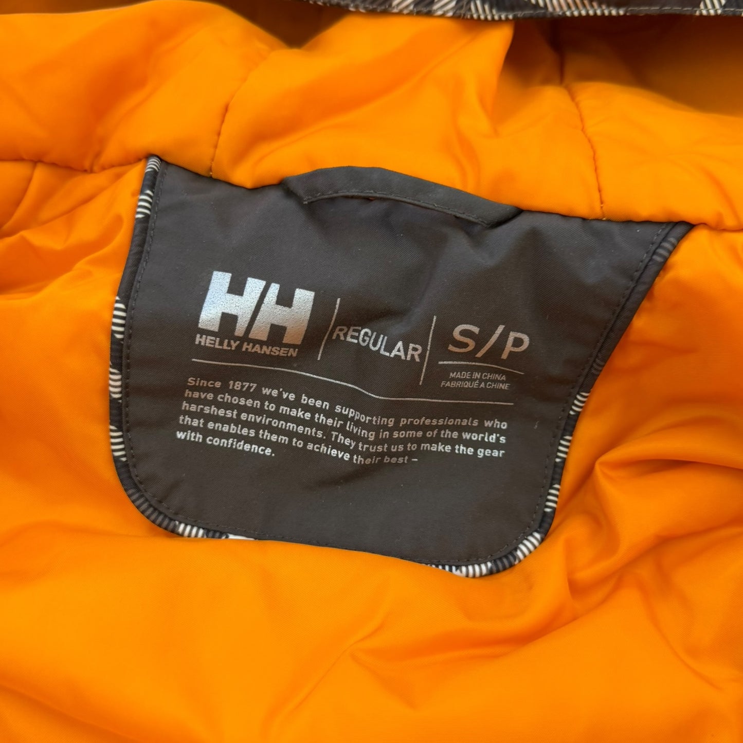Helly Hansen Tech Performance Plaid Jacket (S)