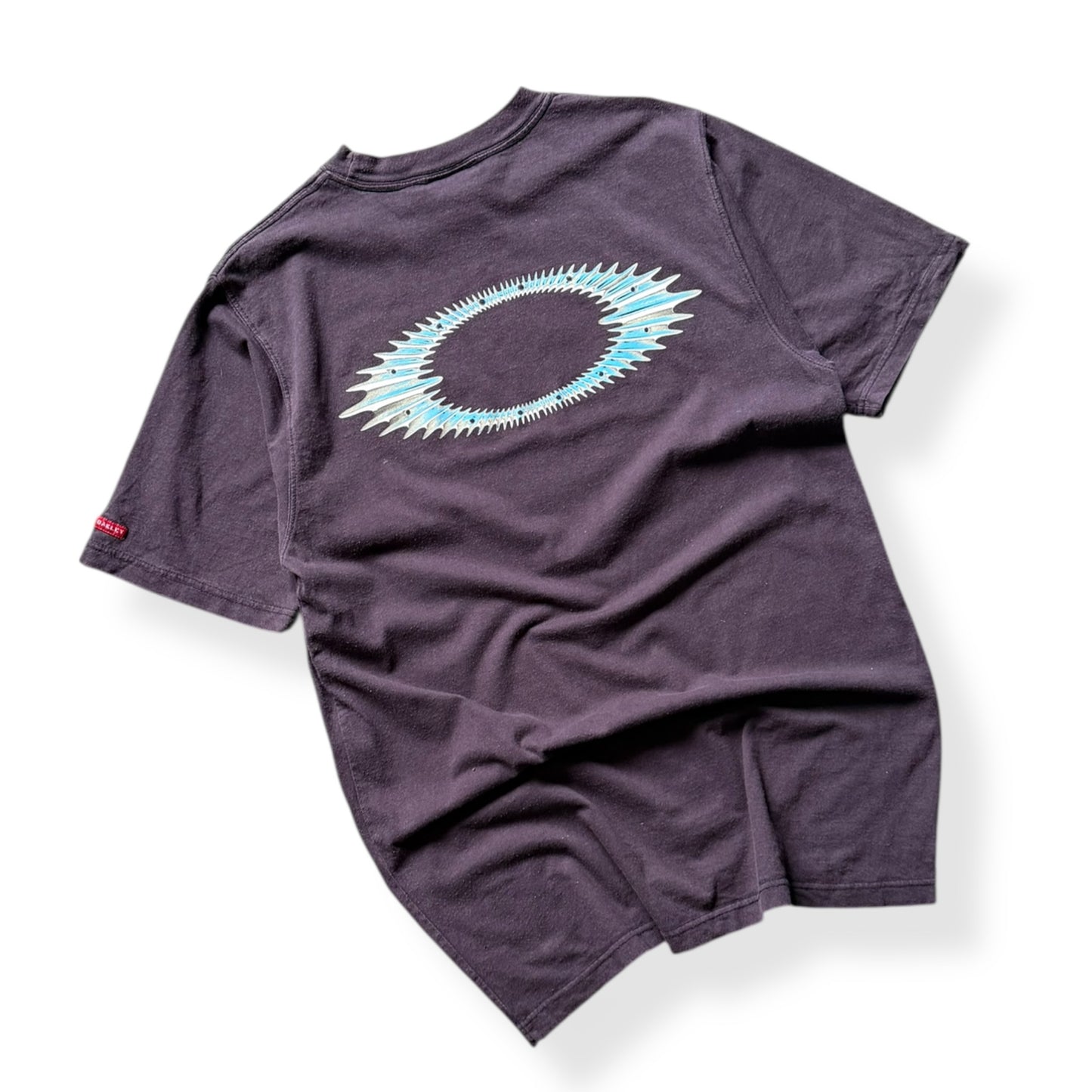 2000's Oakley Ice Metal Logo T-Shirt (M)