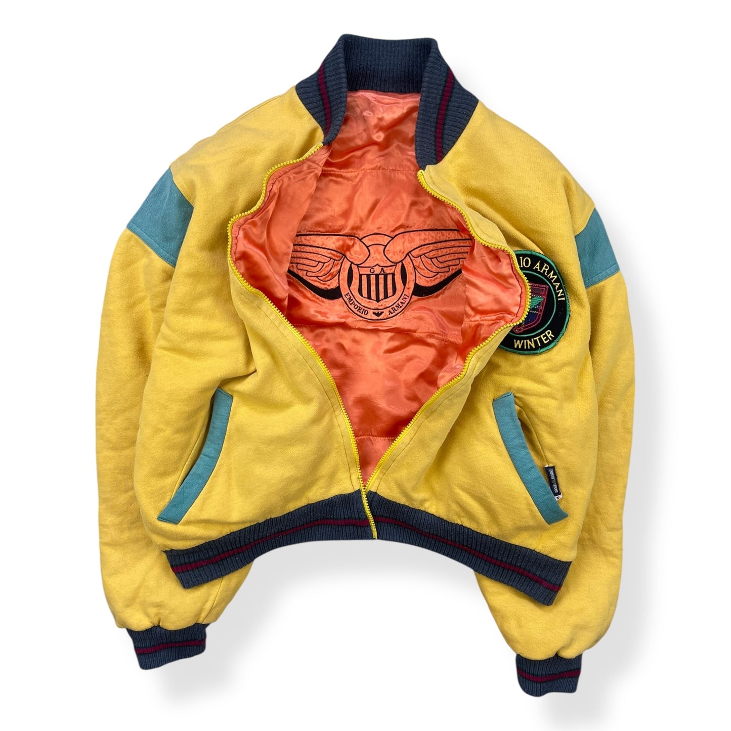 1980's Emporio Armani Cotton Varsity Jacket (S)