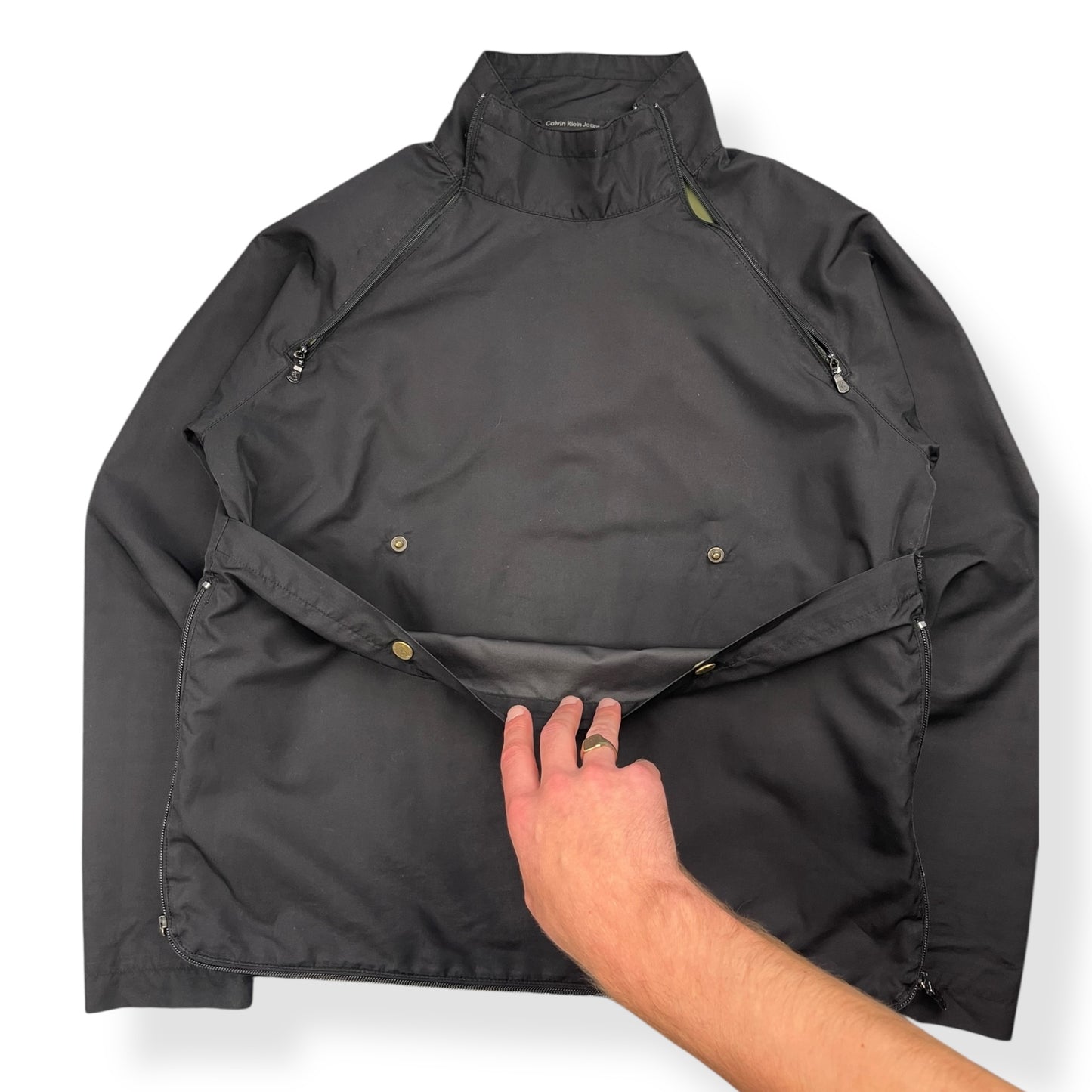 2000's Calvin Klein Dual Zip Convertible Jacket (S)
