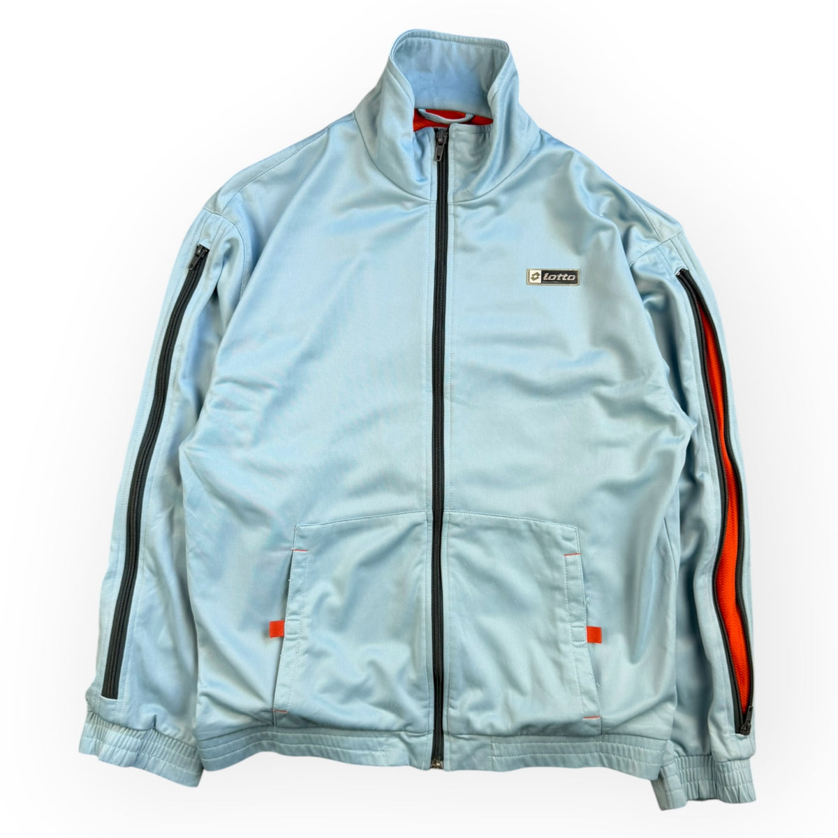 1990's Lotto Expandable Sleeve Track Jacket (S)