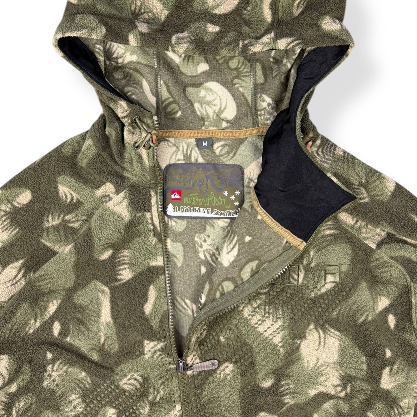 2000's Quiksilver x Maharishi Asymmetric Zip Fleece (L)