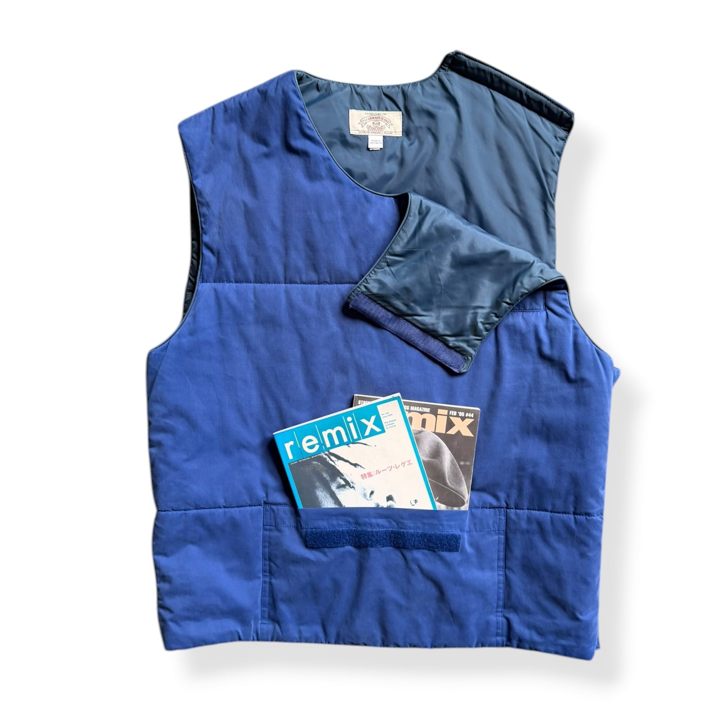 1990's Armani Jeans Padded Utility Vest (M)