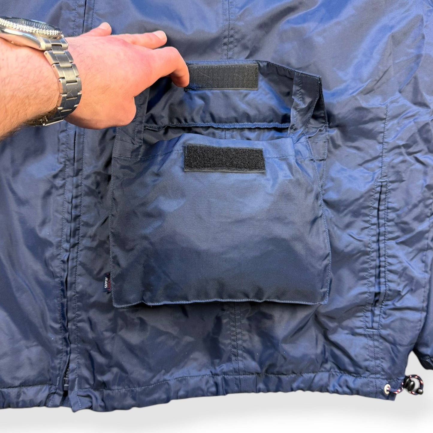 2000's Tommy Jeans Dual Zip Cargo Pocket Jacket (L)