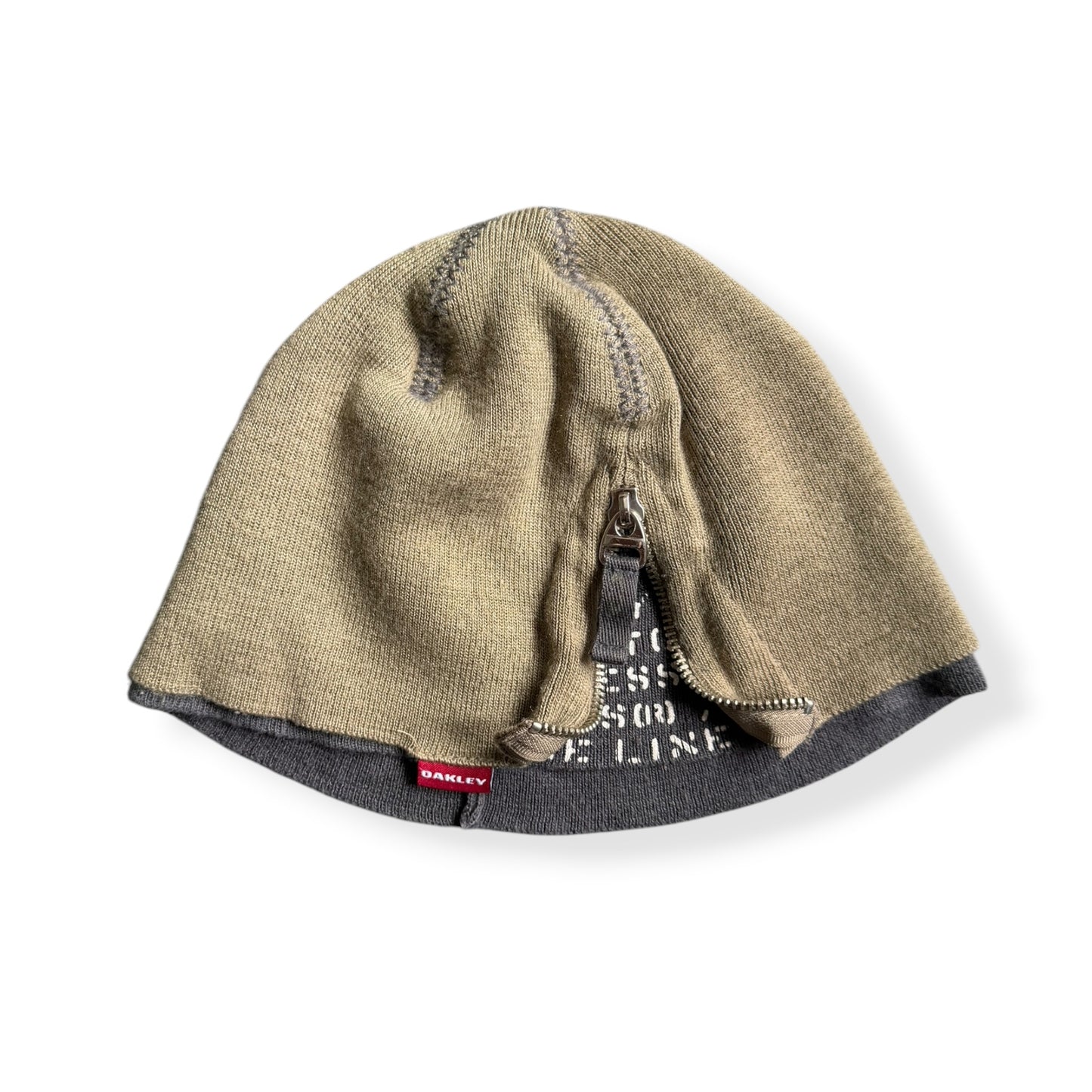 2000's Oakley Dual Layer Zipped Beanie