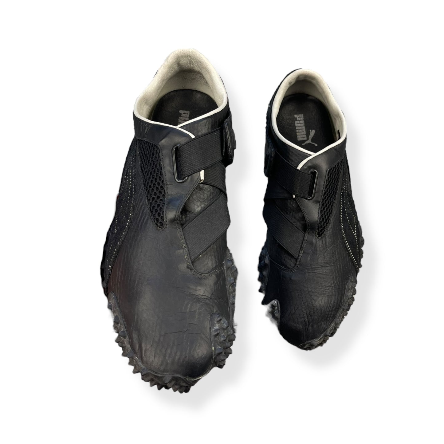 2000's Puma UR Mostro Leather Black/White (UK9)