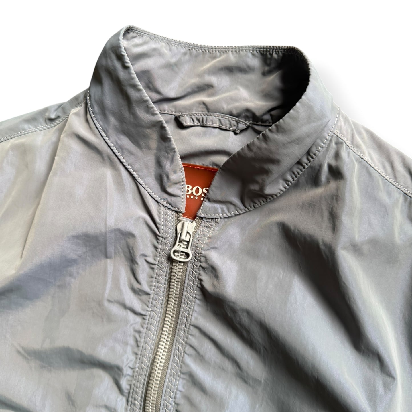 2000's Hugo Boss 'Orange' Iridescent Nylon Bomber (M)