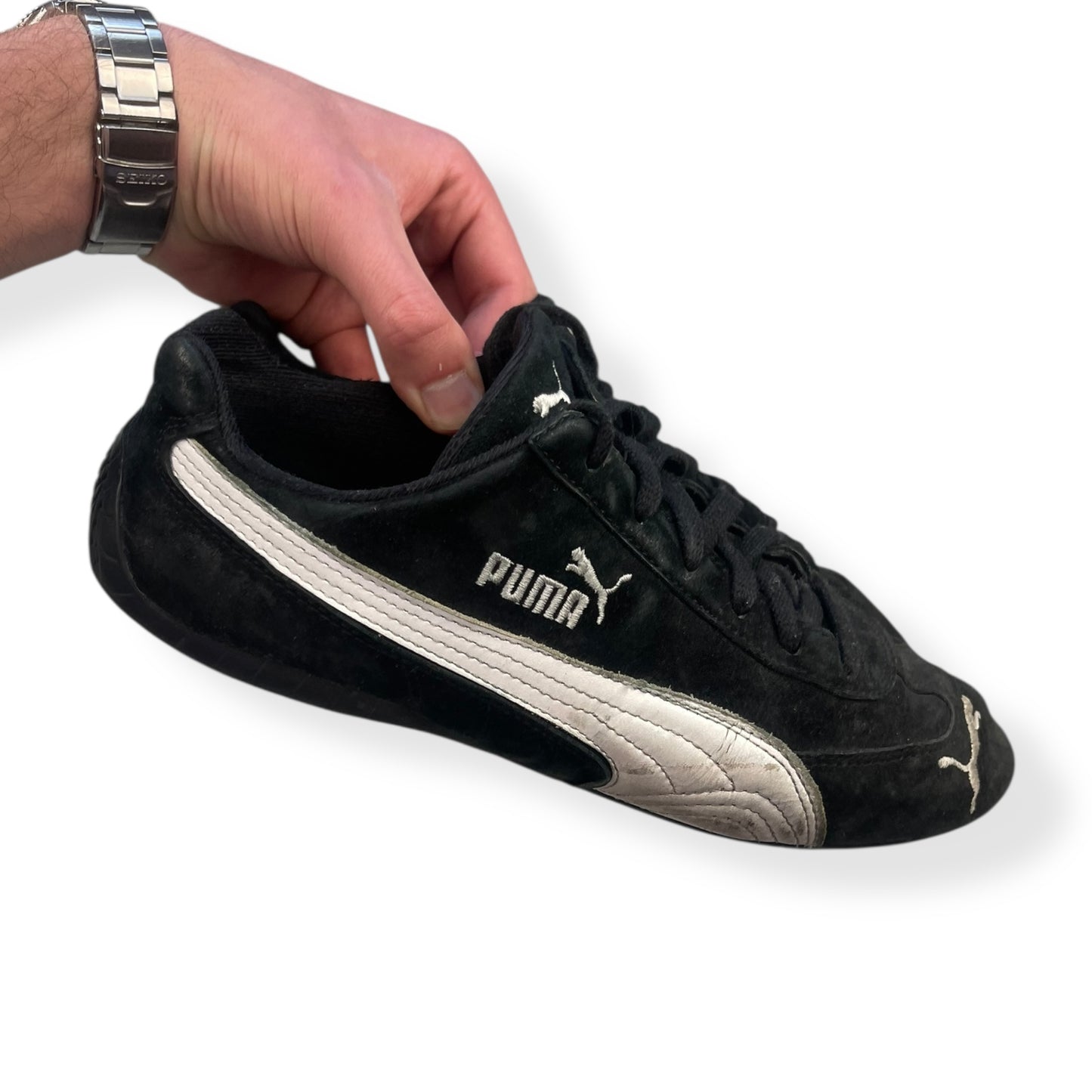 Puma Speedcat Suede Black/White (UK7)