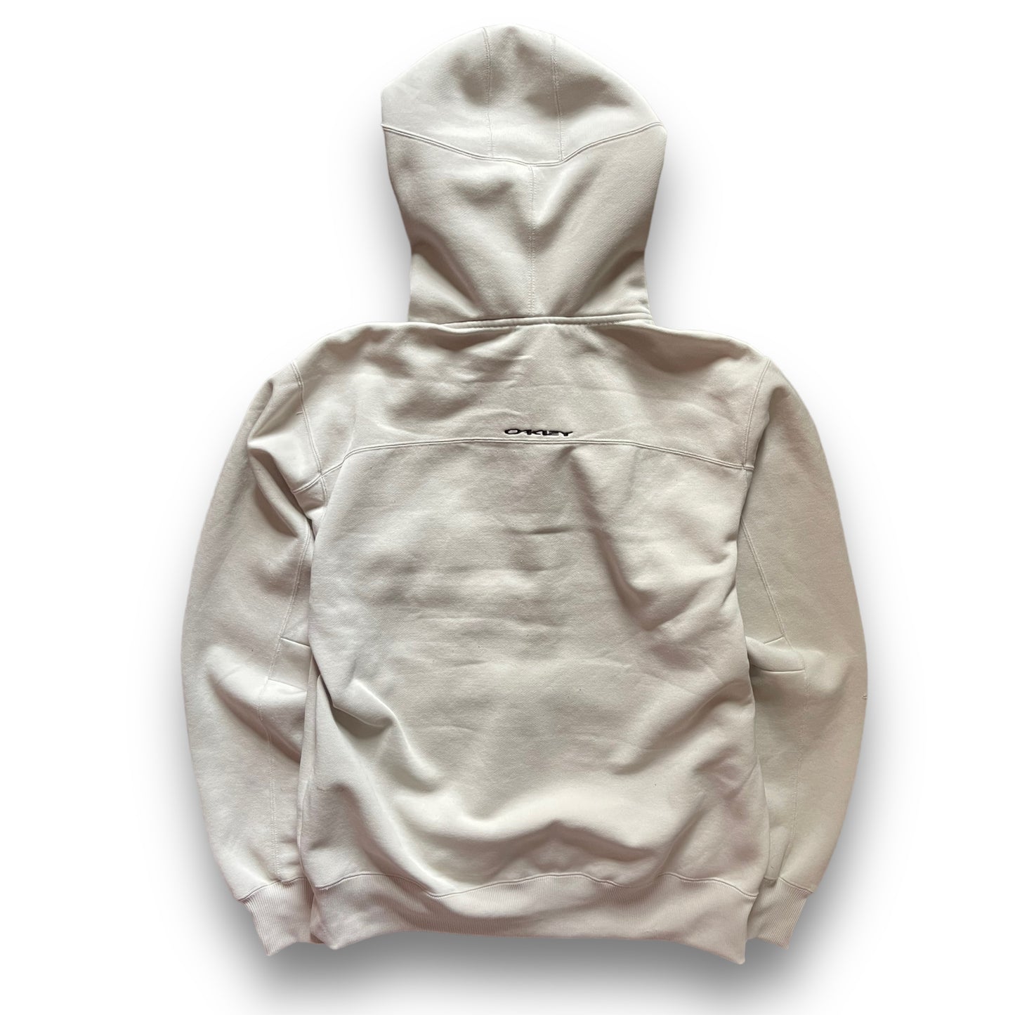 2007 Oakley Cream Full Zip Hoodie (L)