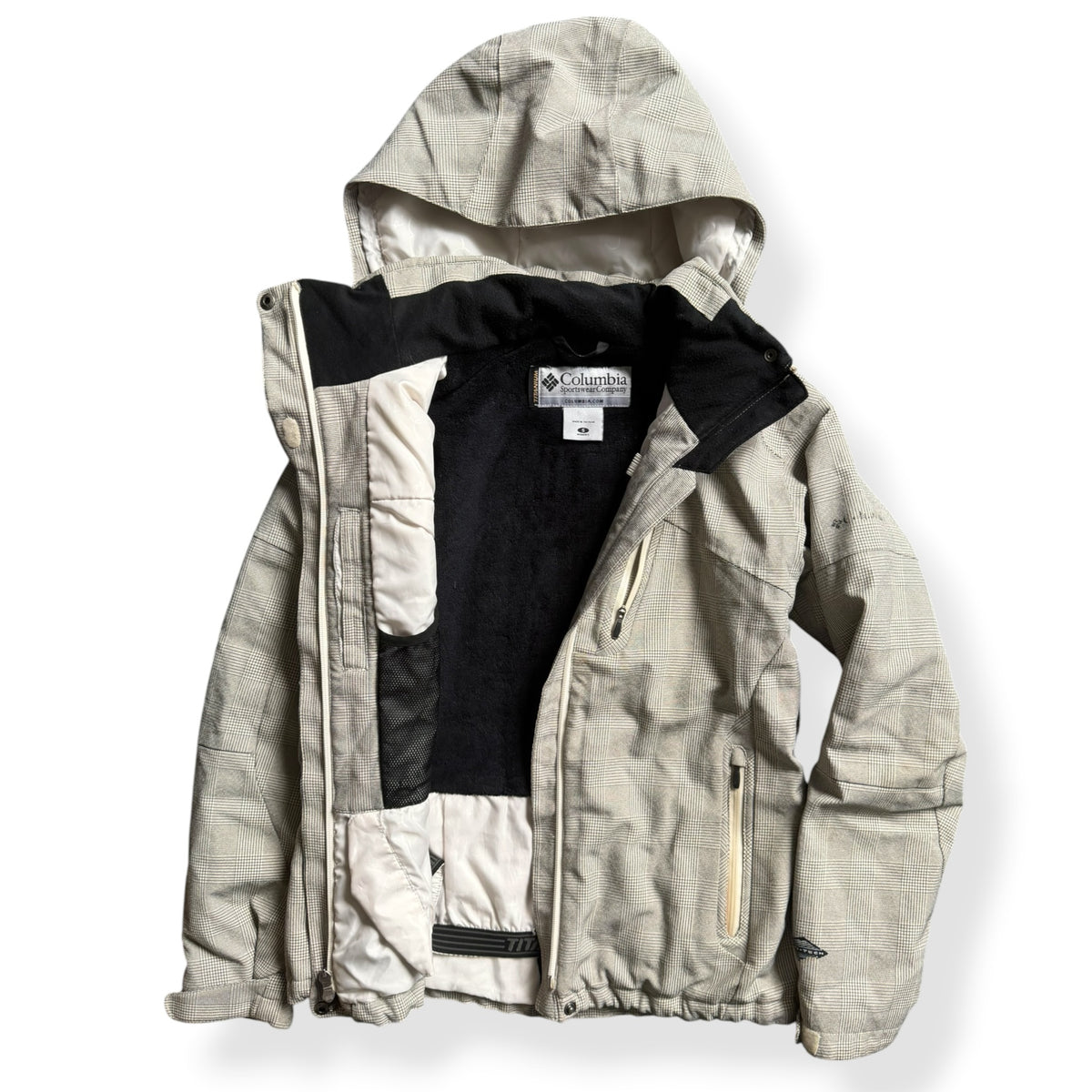 2000's Columbia Plaid Omni-Tech Jacket (S)