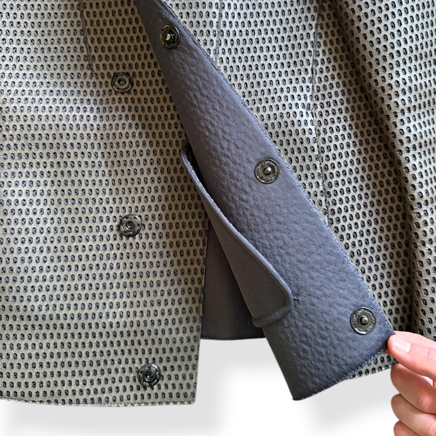 FW2013 Emporio Armani Perforated Leather Jacket (M)