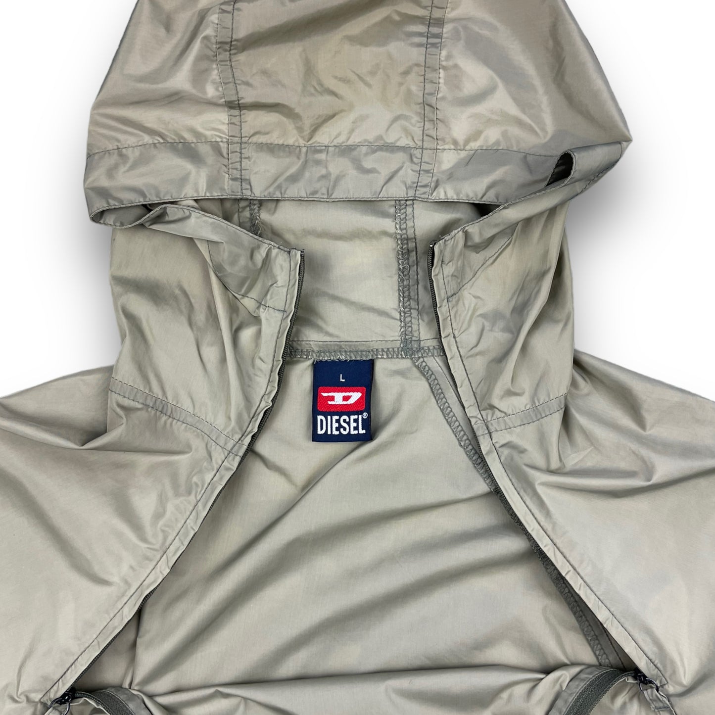 2000's Diesel Dual Zip 'Parachutech' Jacket (L)