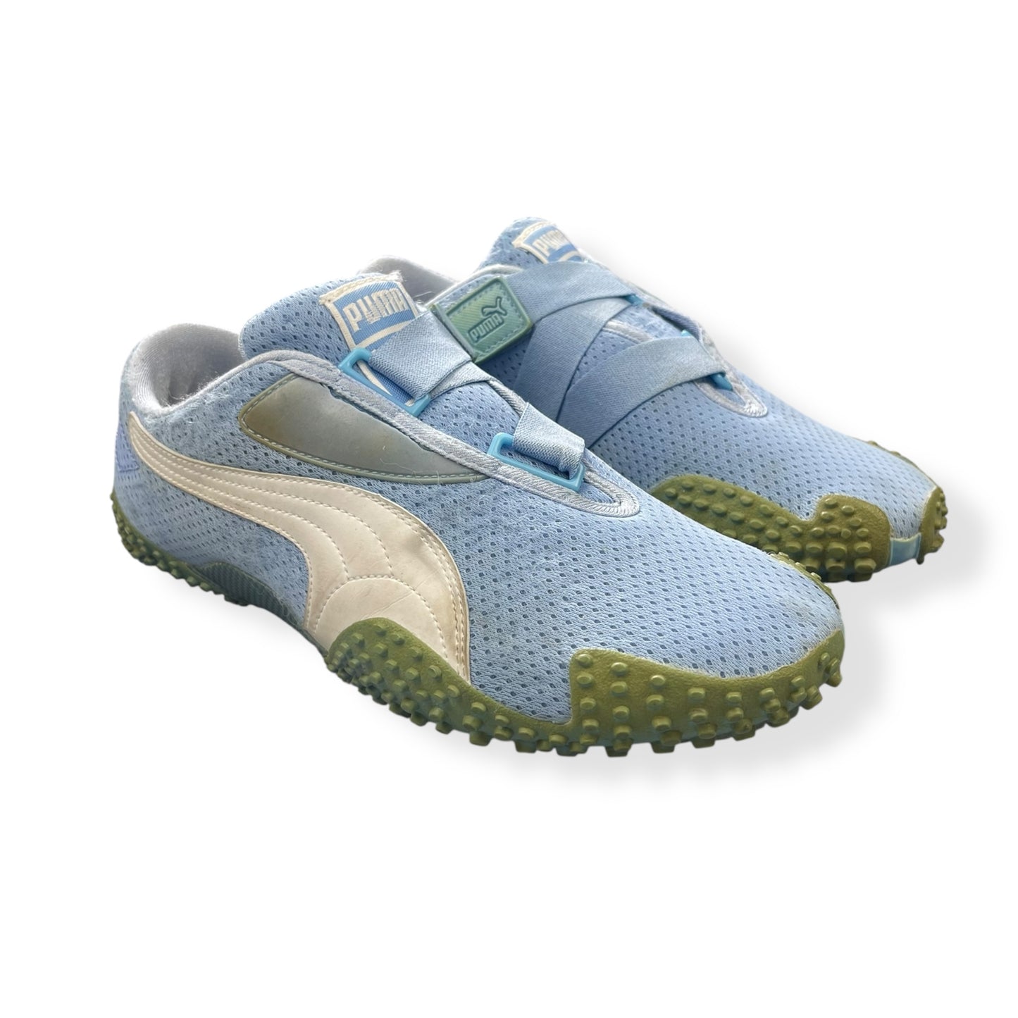 2000's Puma Mostro Mesh Baby Blue/White (UK7)