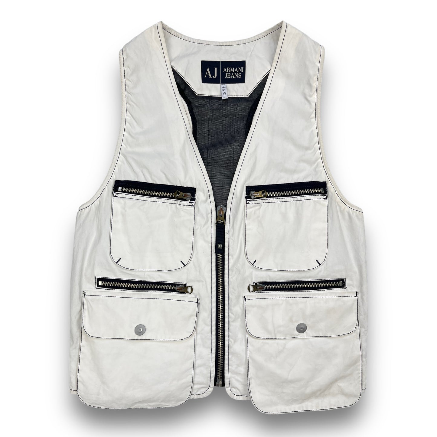 2000's Armani Jeans Cargo Vest (S)