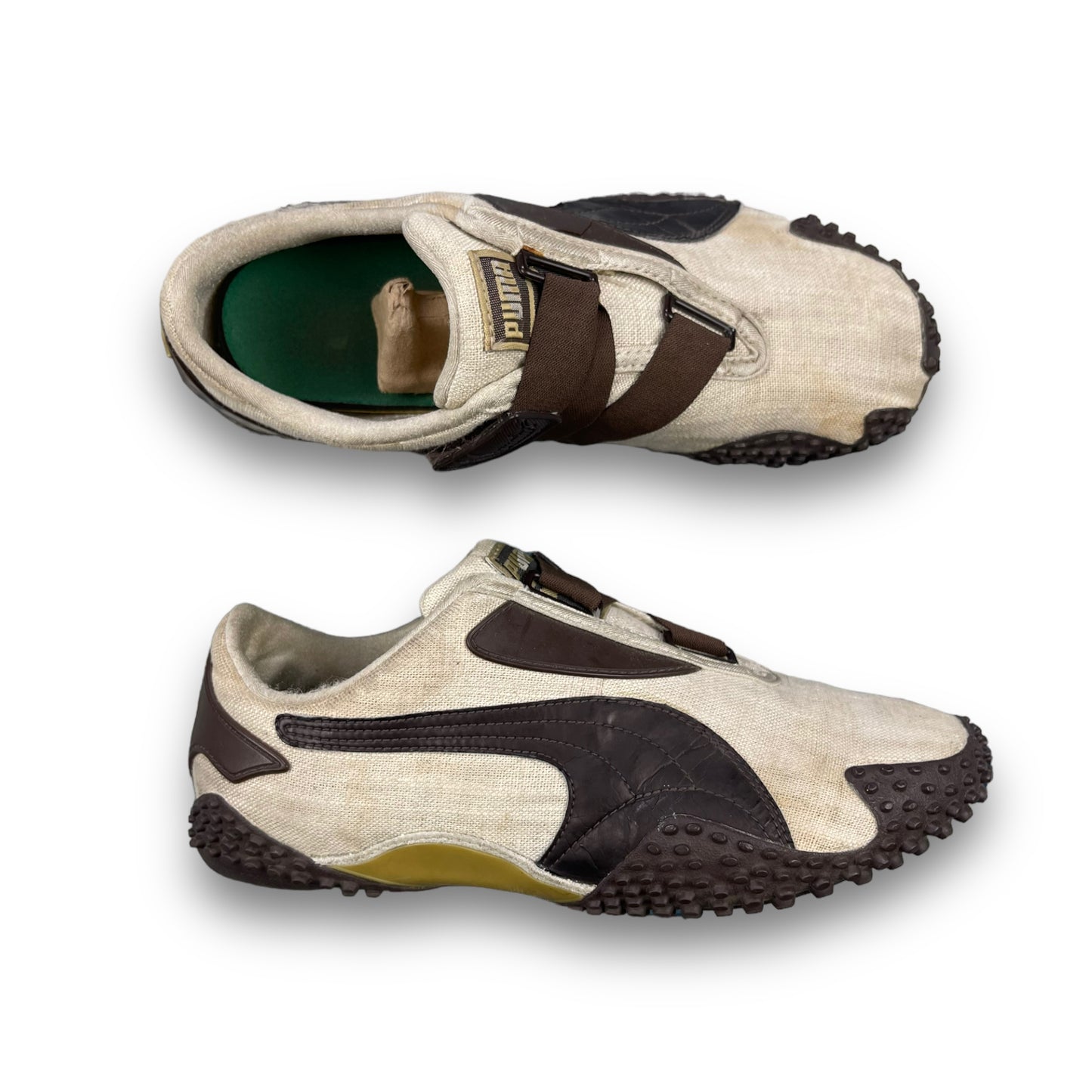 2000's Puma Mostro Canvas Beige/Brown (UK7.5)