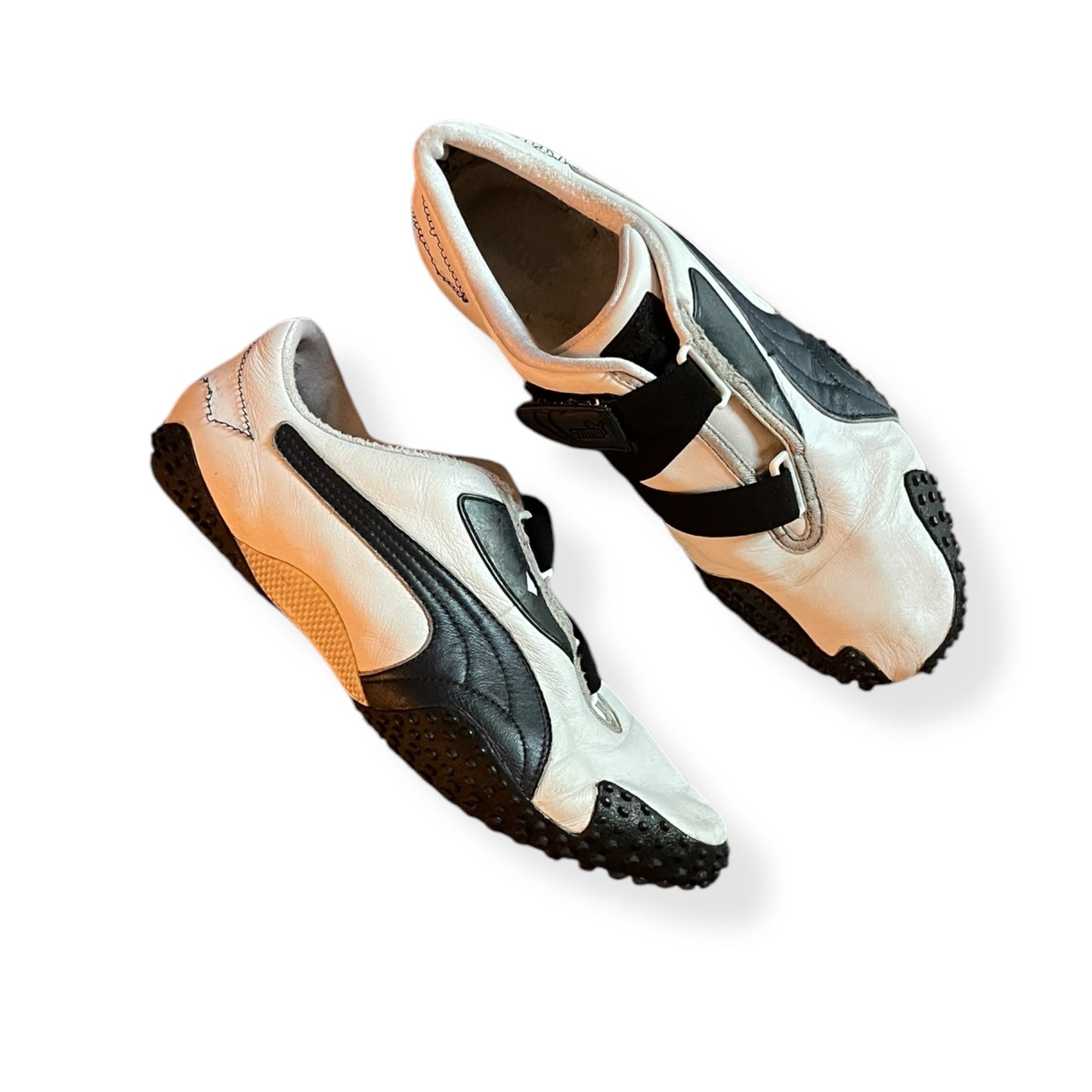 2000's Puma Mostro Leather White/Navy (UK8)