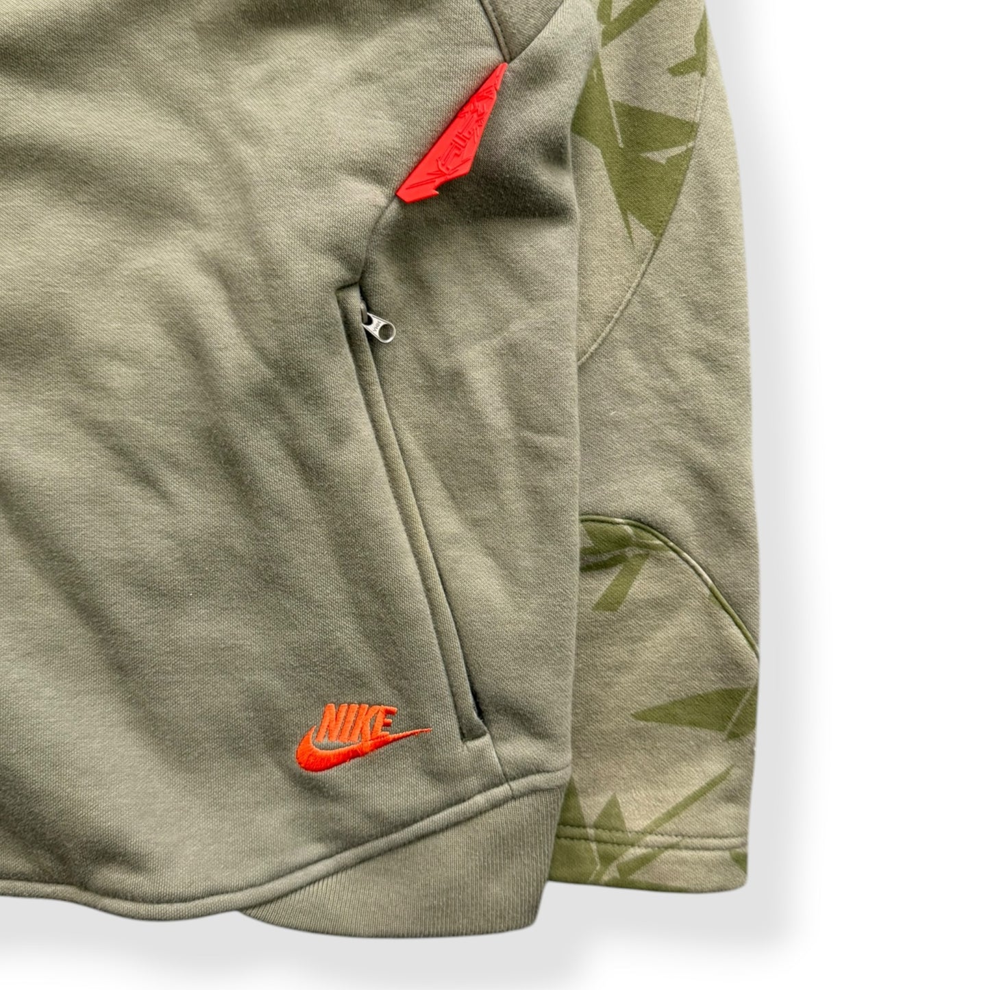 2000's Nike Air Max Full Zip Face Mask Hoodie (M)