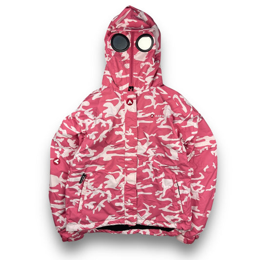 2000's Airwalk Pink Camo Goggle Jacket / Ski Trousers (L)