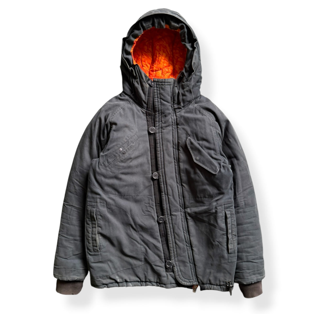 2000's Maharishi Asymmetric Zip Padded Parka (L)