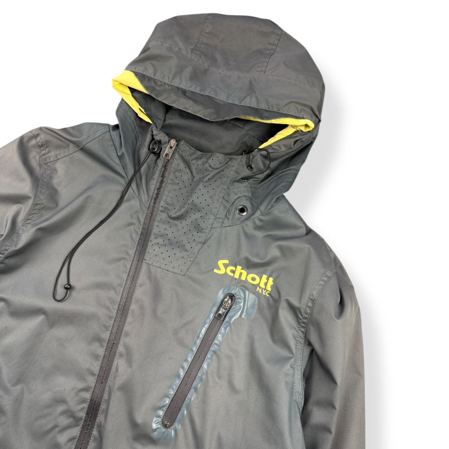 2000's Schott Asymmetric Zip Jacket (L)