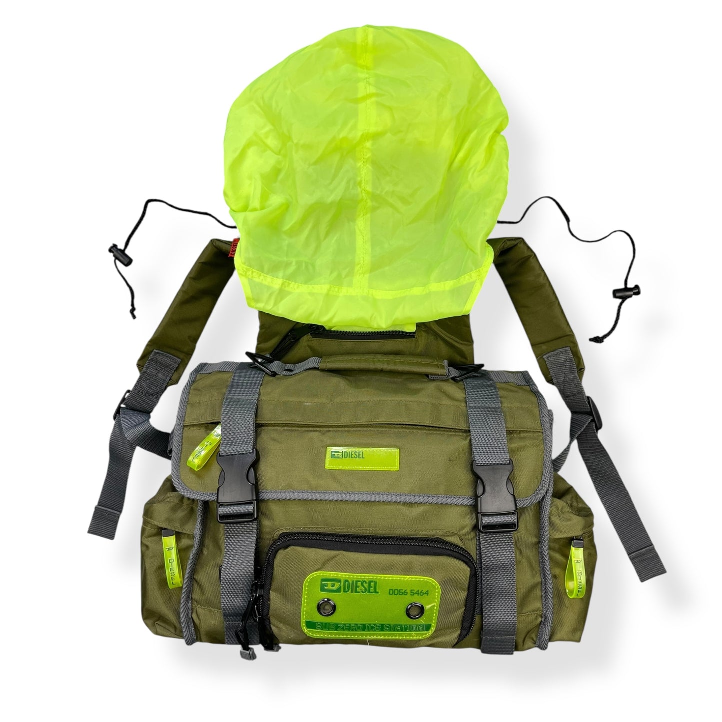 2000's Diesel Cargo Backpack Integrated Hood