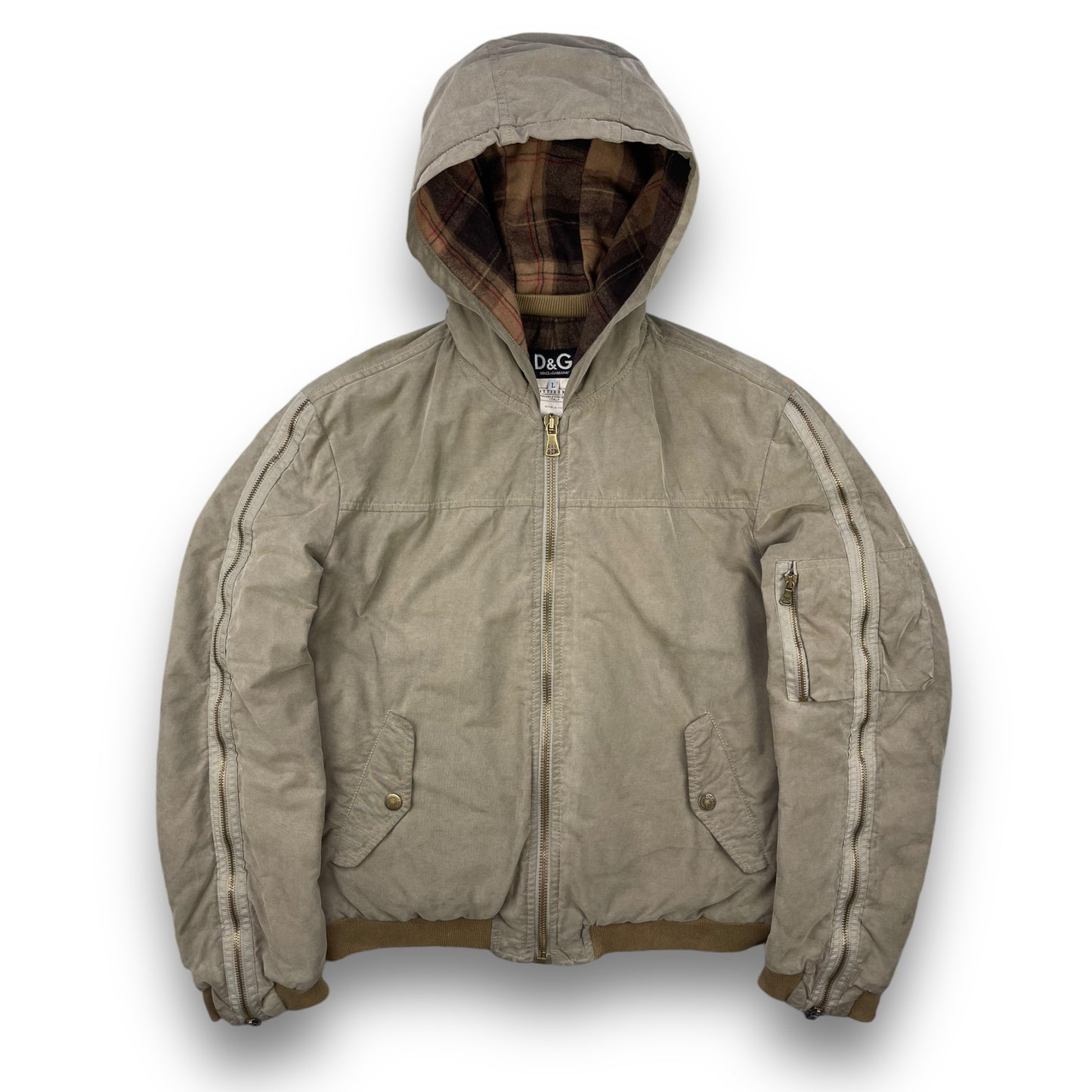 2003 Dolce & Gabbana Cargo Zip Jacket (L)